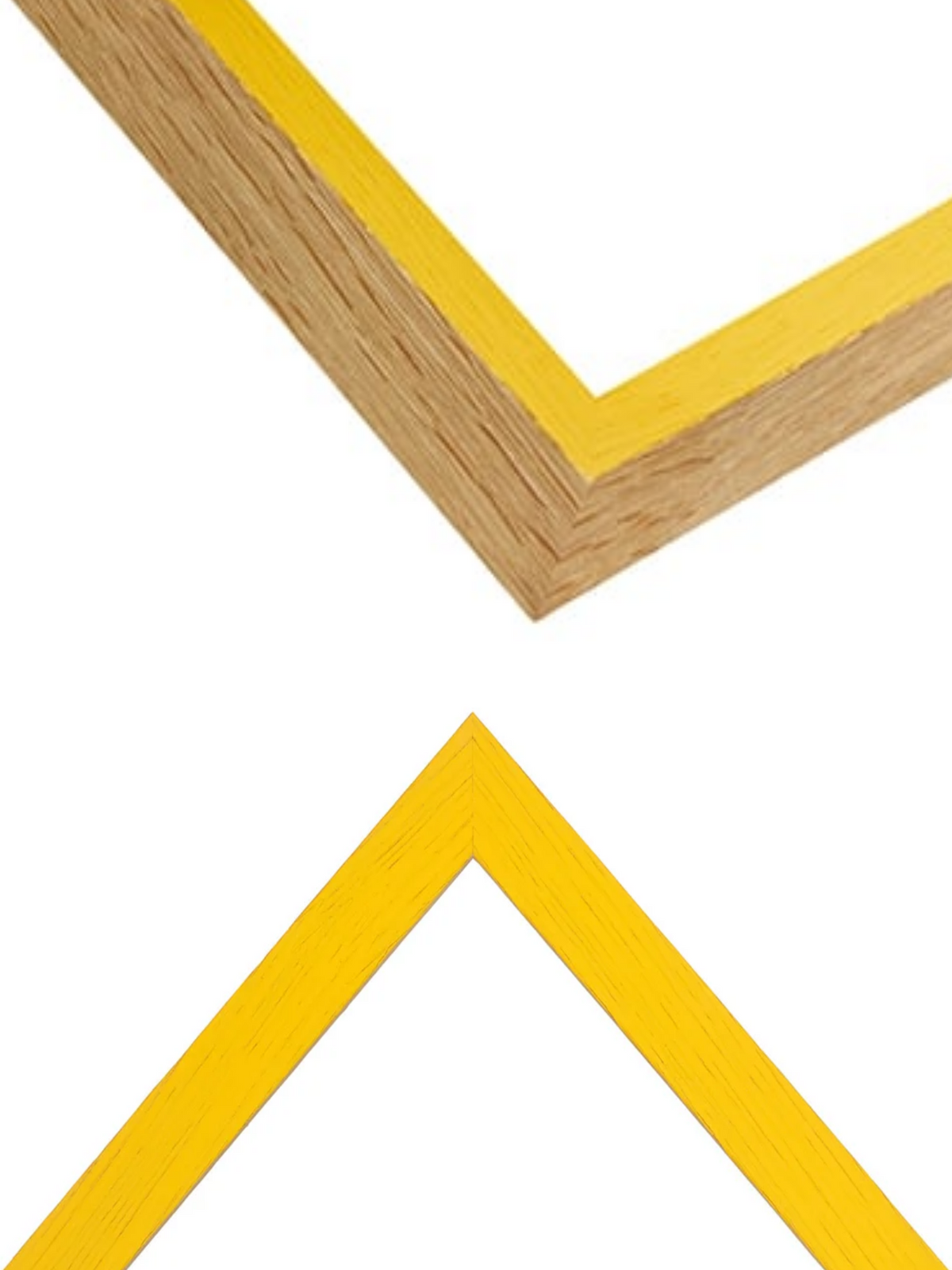 Duo Tone - Sunbeam Yellow picture frame chevron view