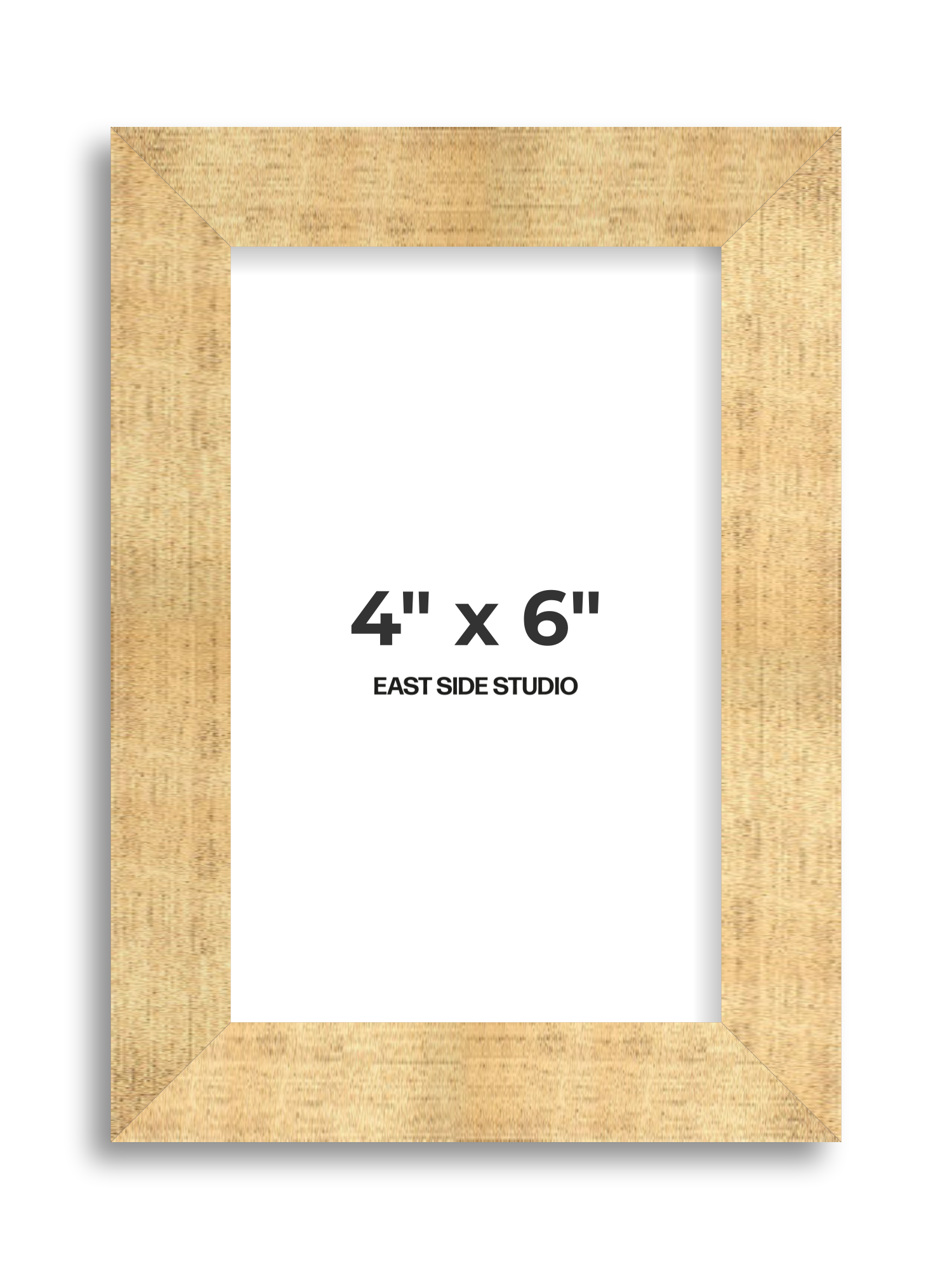 Antique Gold 4" x 6" picture frame