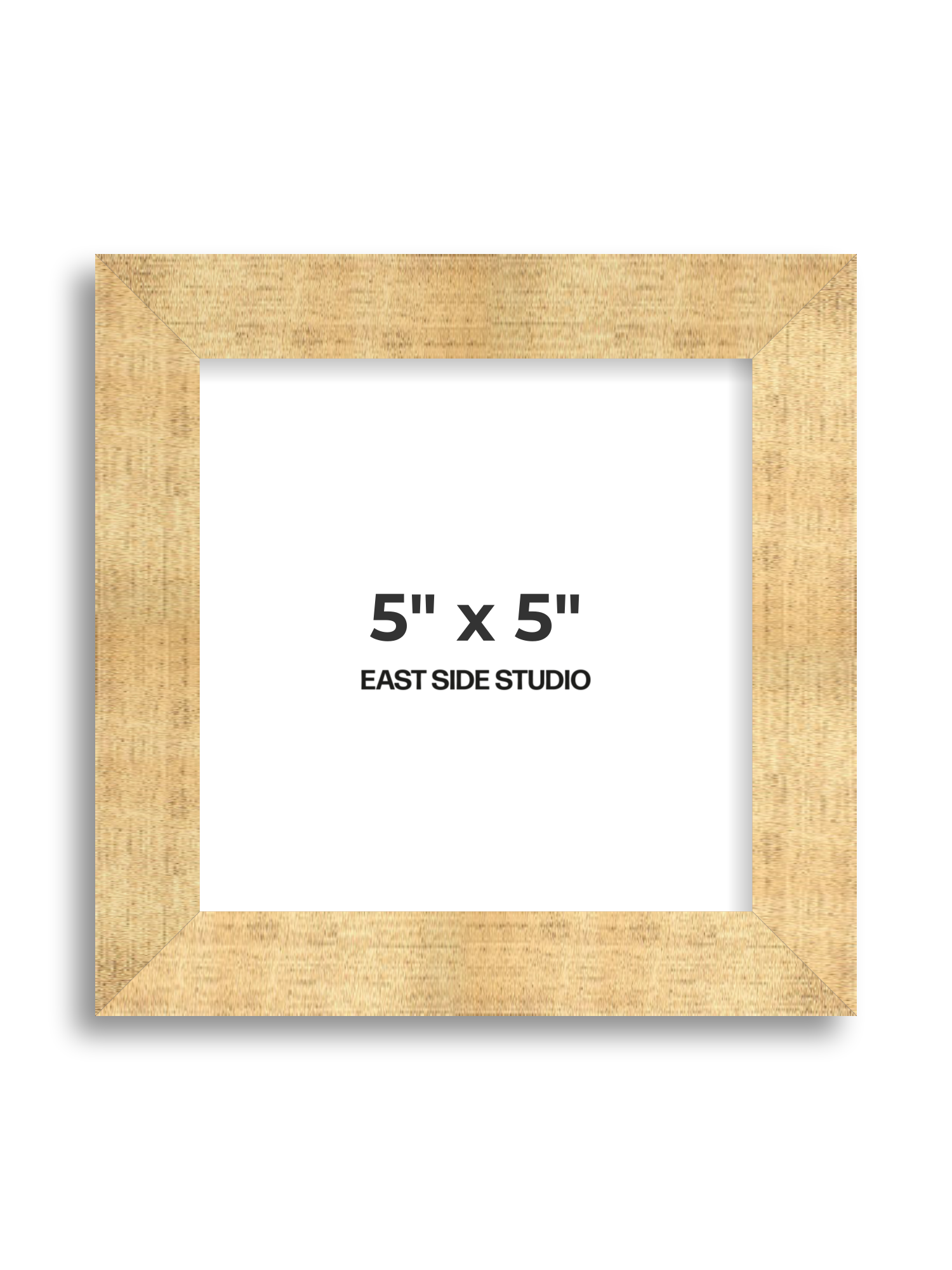 Antique Gold 5" x 5" picture frame