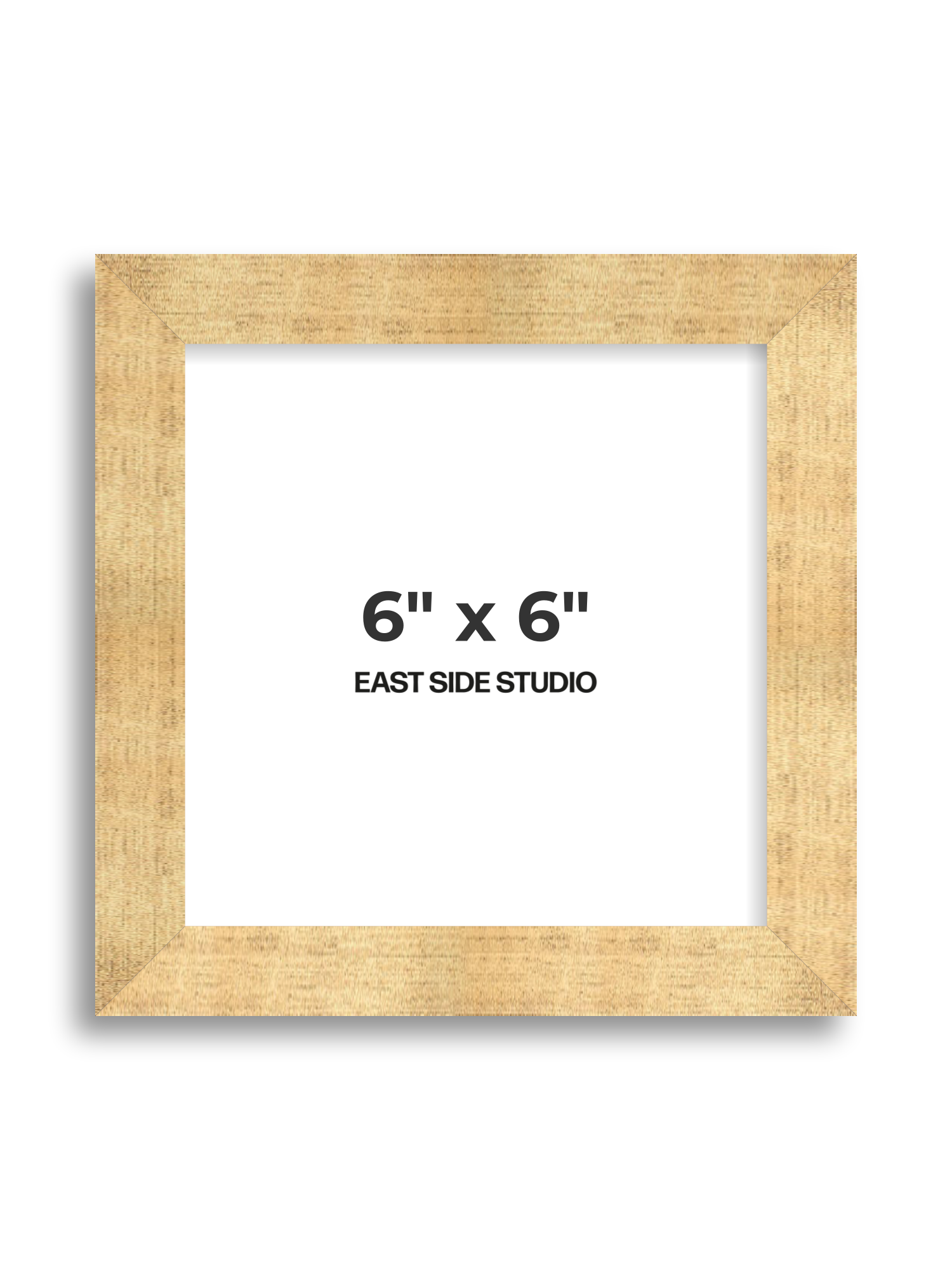 Antique Gold 6" x 6" picture frame