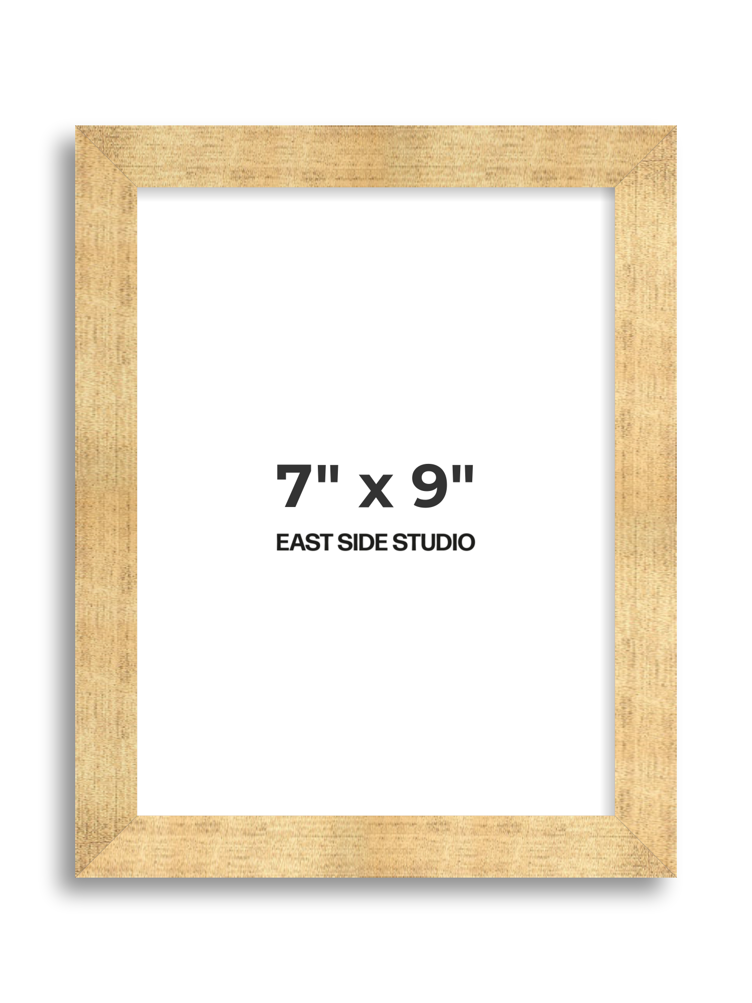 Antique Gold 7" x 9" picture frame