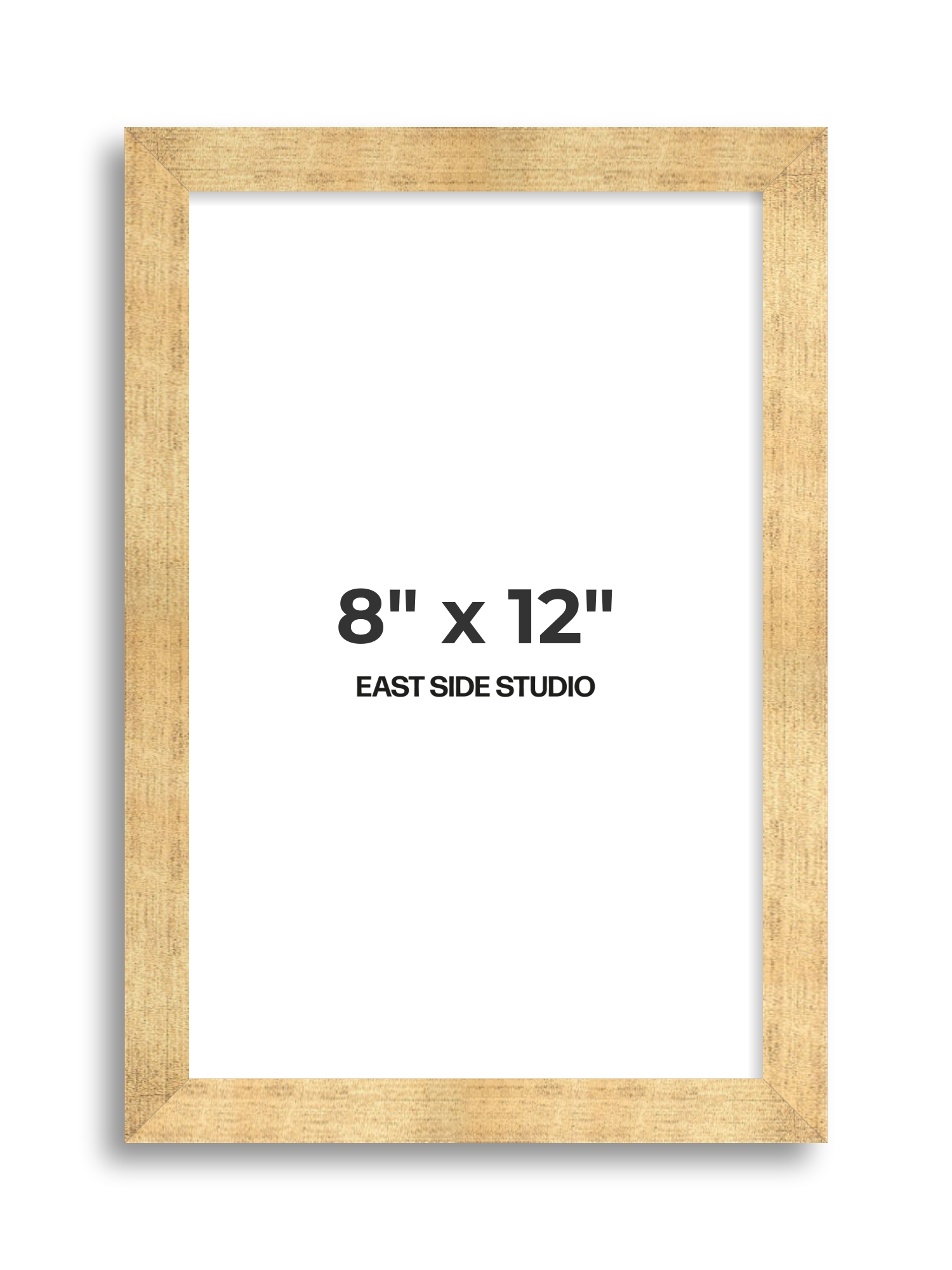 Antique Gold 8" x 12" picture frame