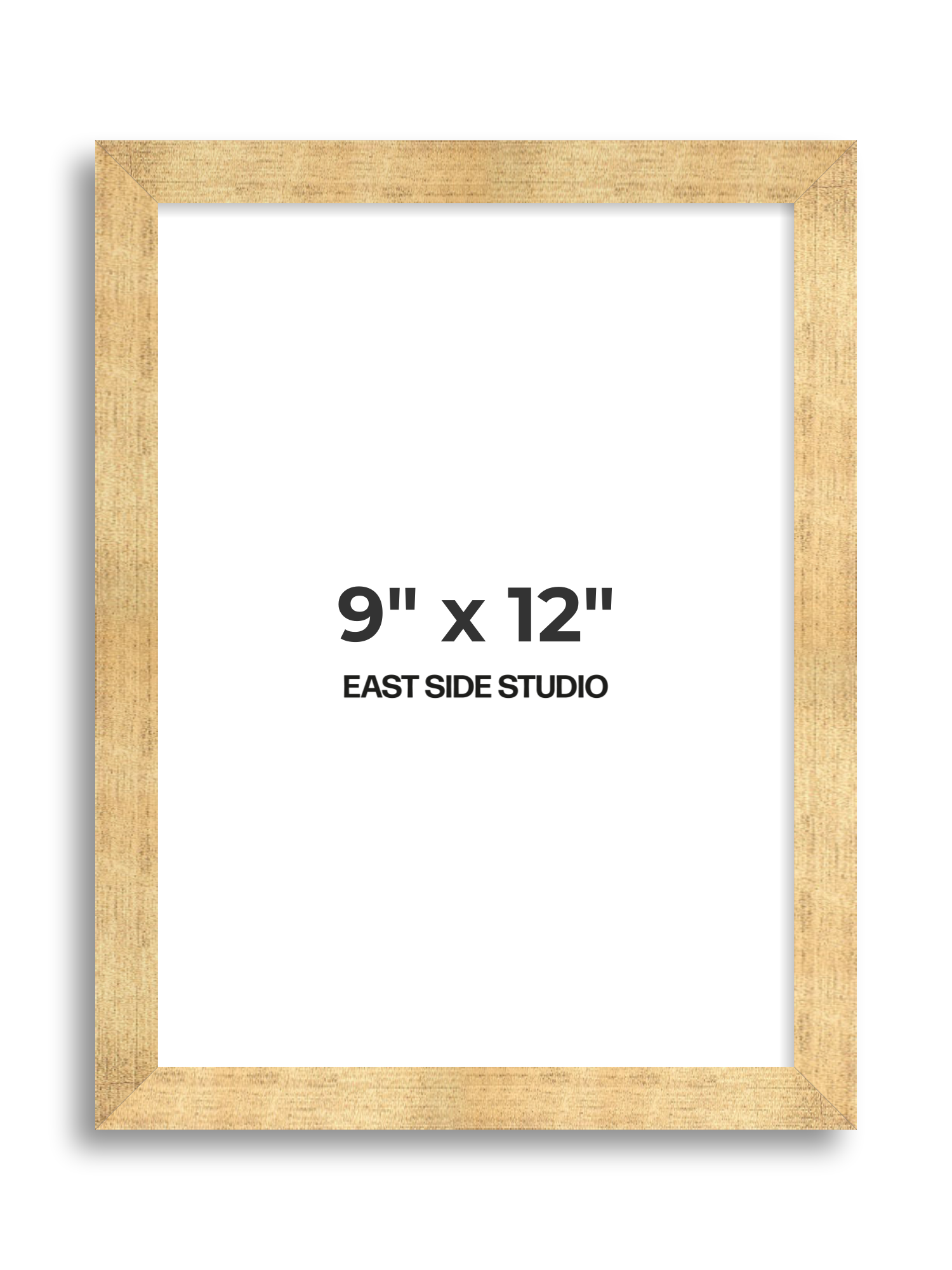 Antique Gold 9" x 12" picture frame