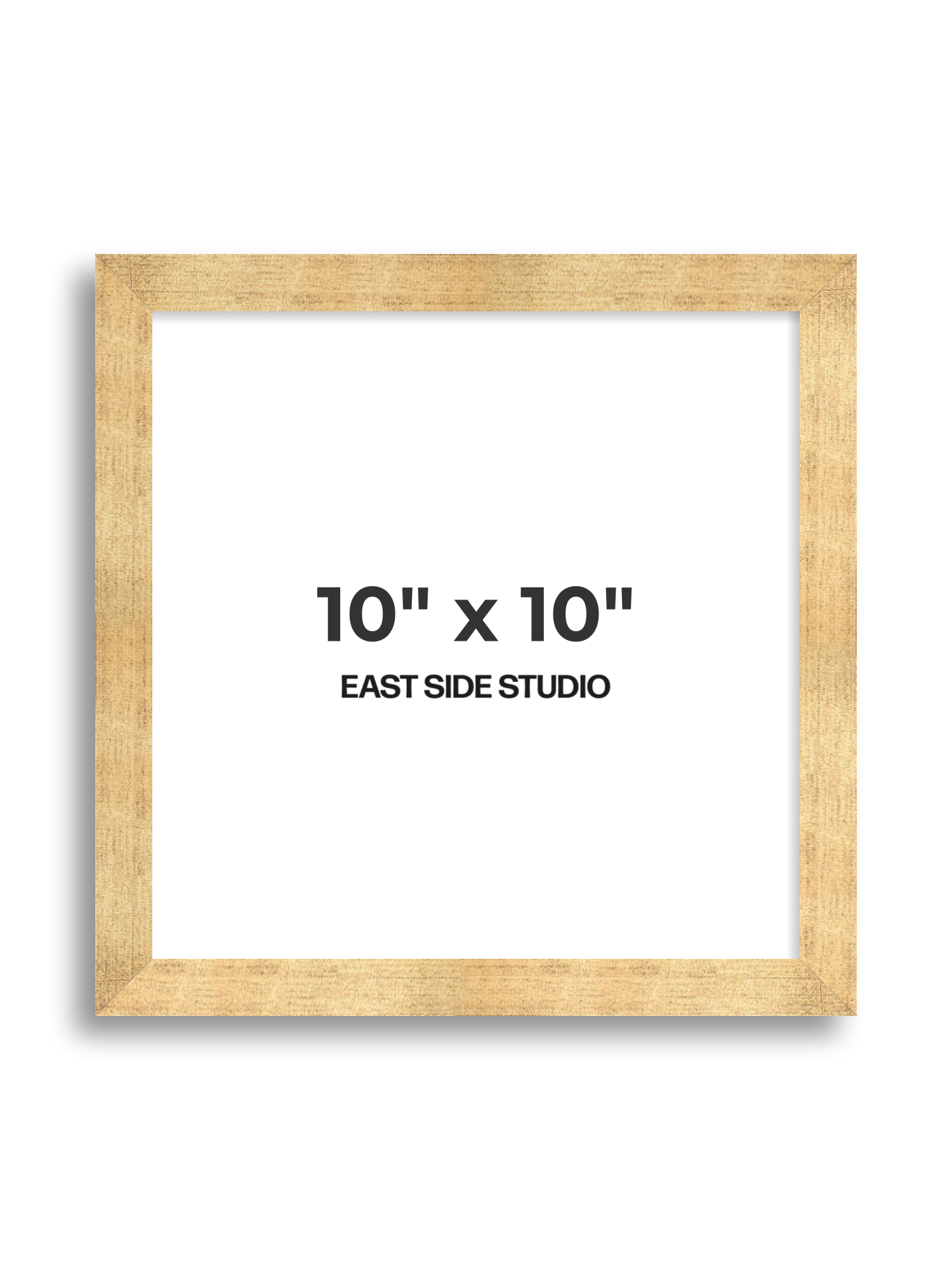 Antique Gold 10" x 10" picture frame