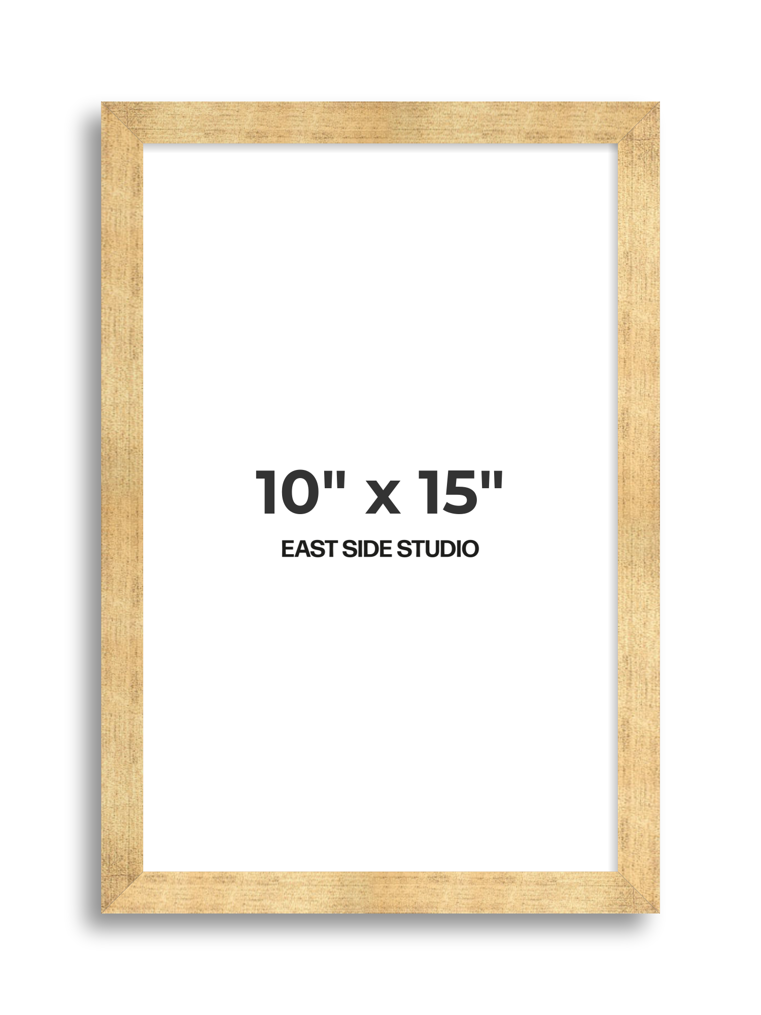 Antique Gold 10" x 15" picture frame