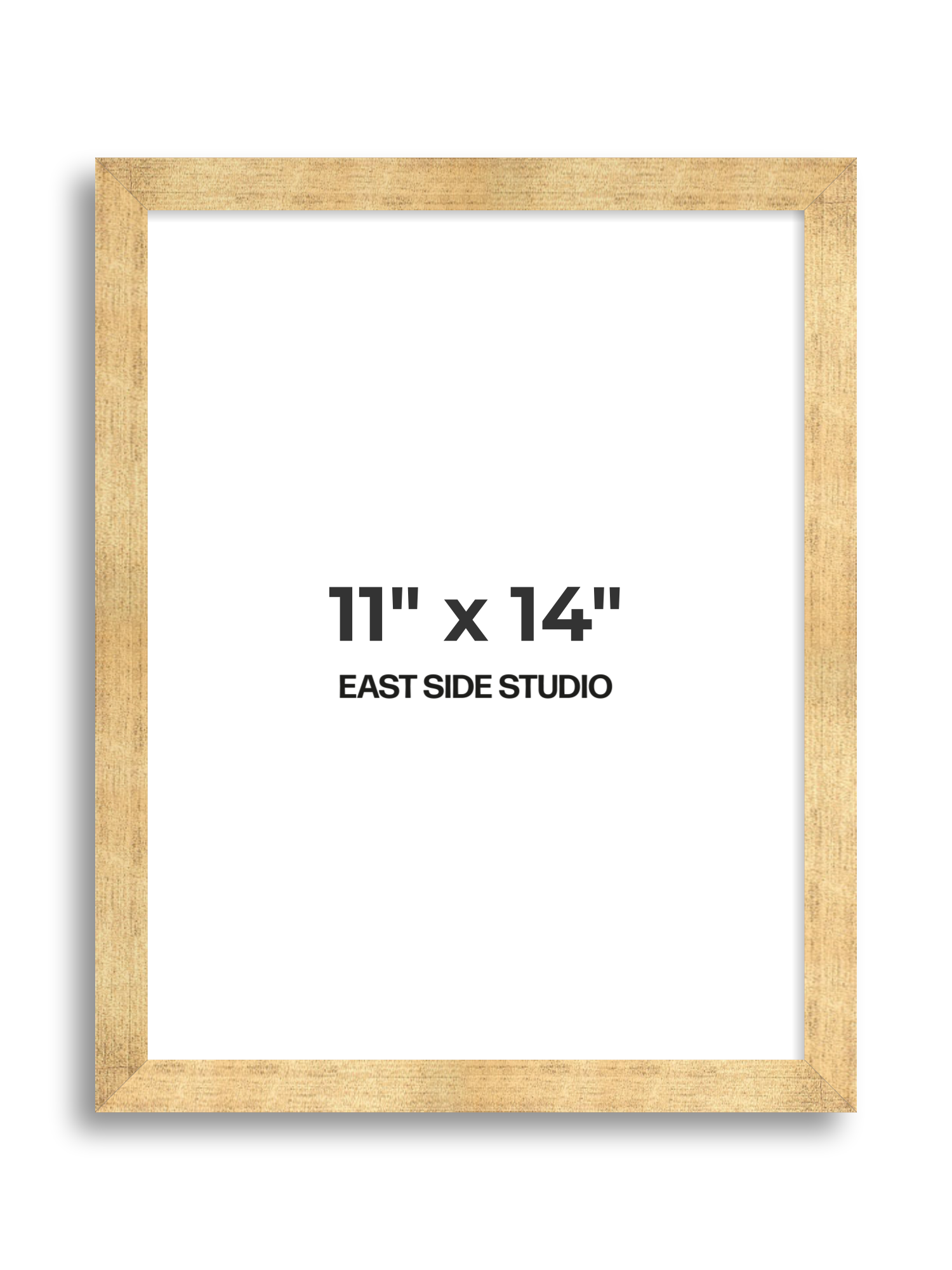 Antique Gold 11" x 14" picture frame