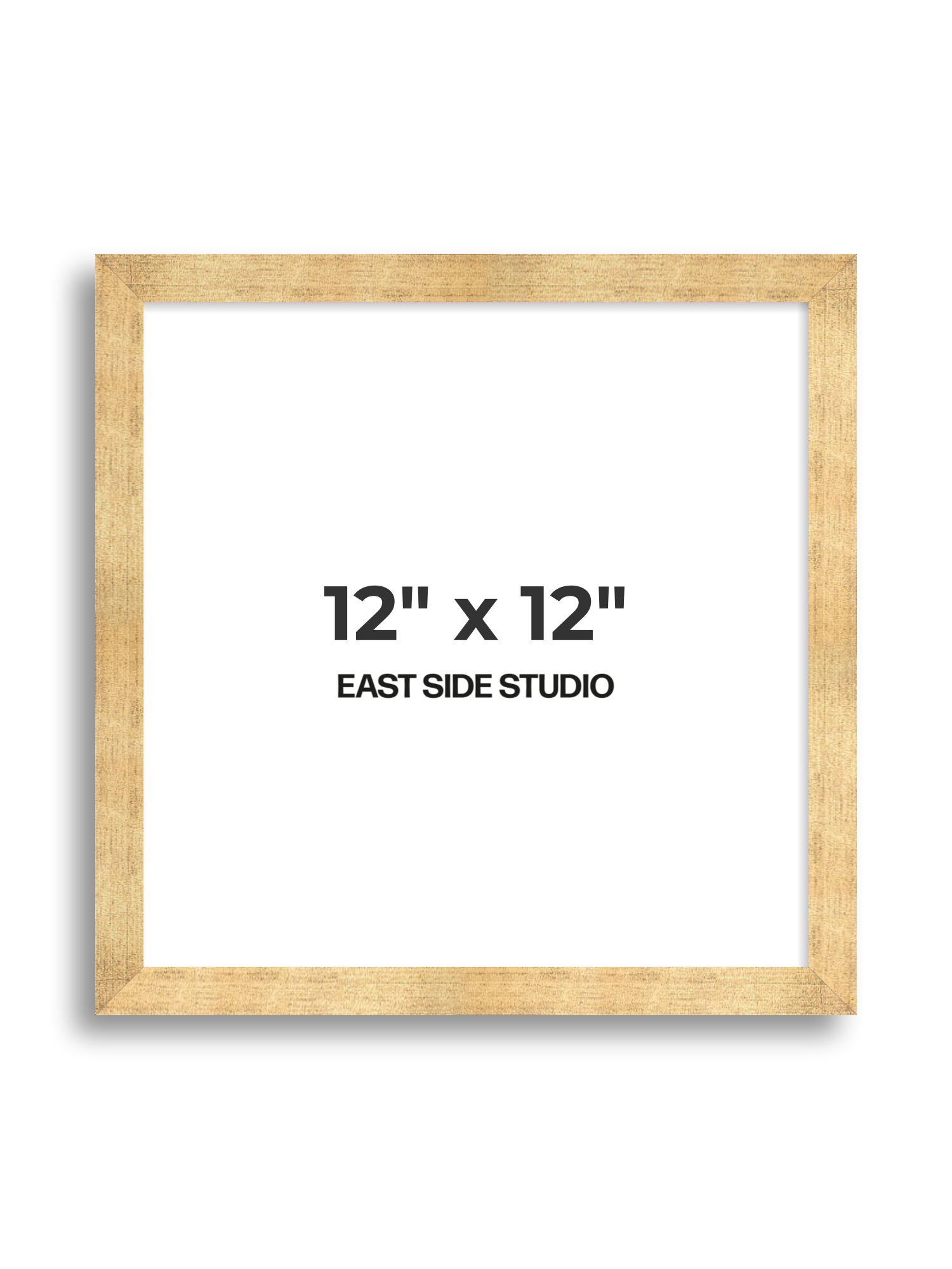 Antique Gold 12" x 12" picture frame