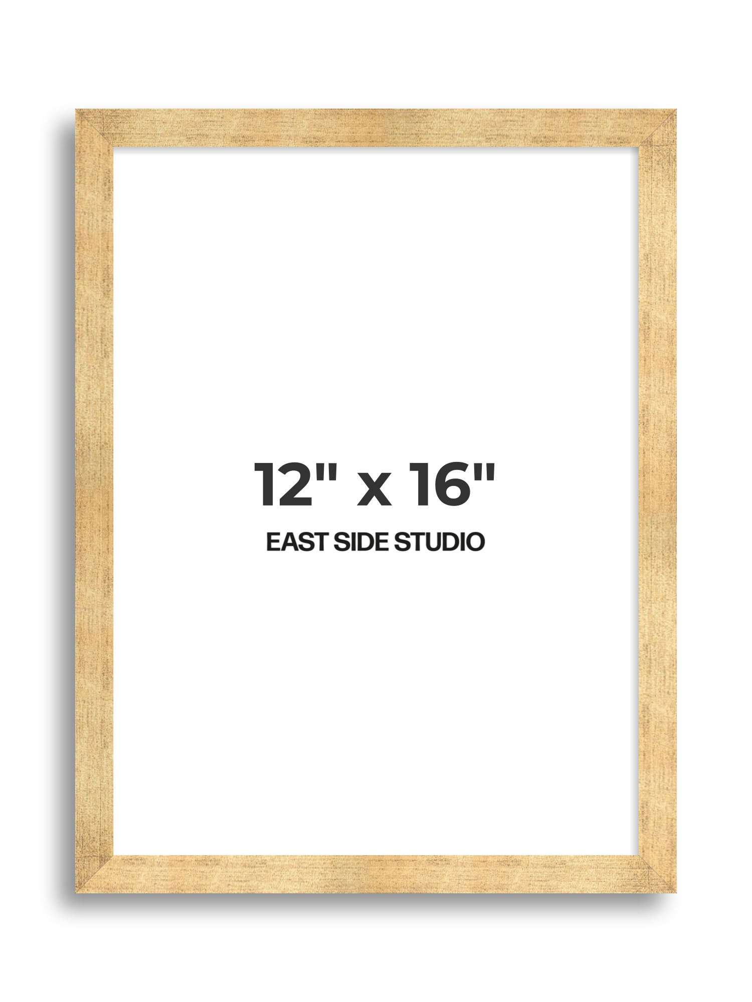 Antique Gold 12" x 16" picture frame