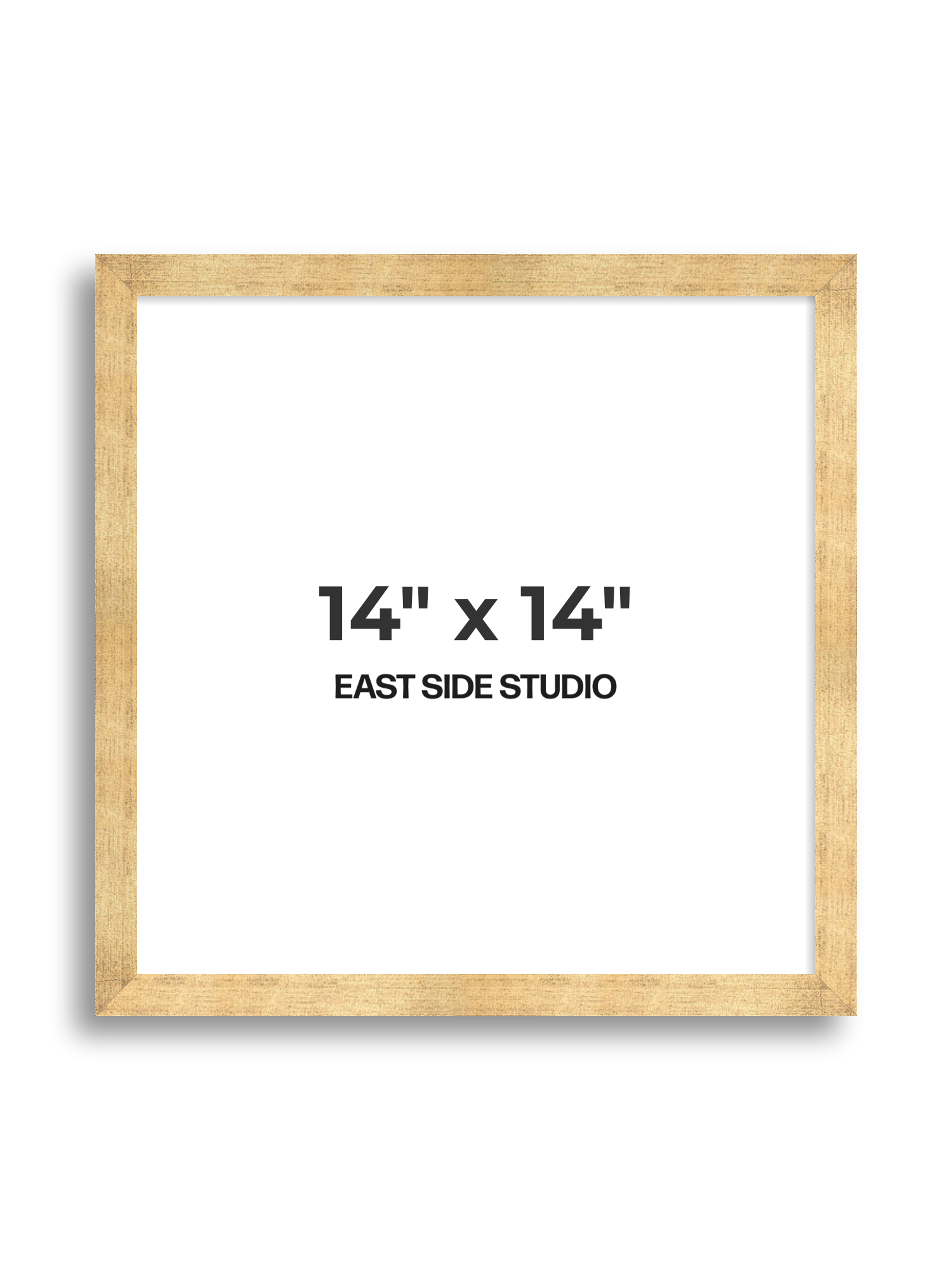 Antique Gold 14" x 14" picture frame