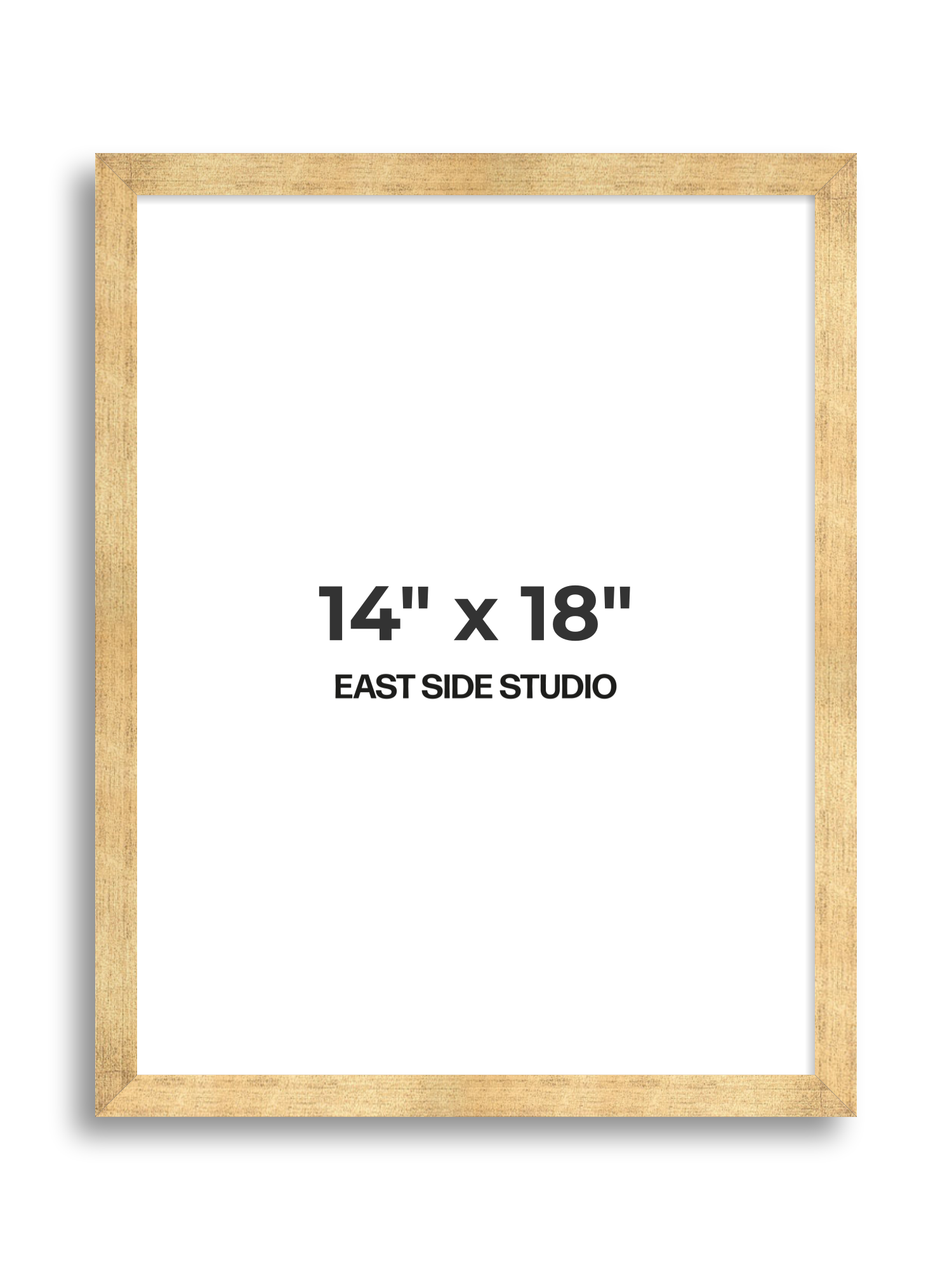 Antique Gold 14" x 18" picture frame