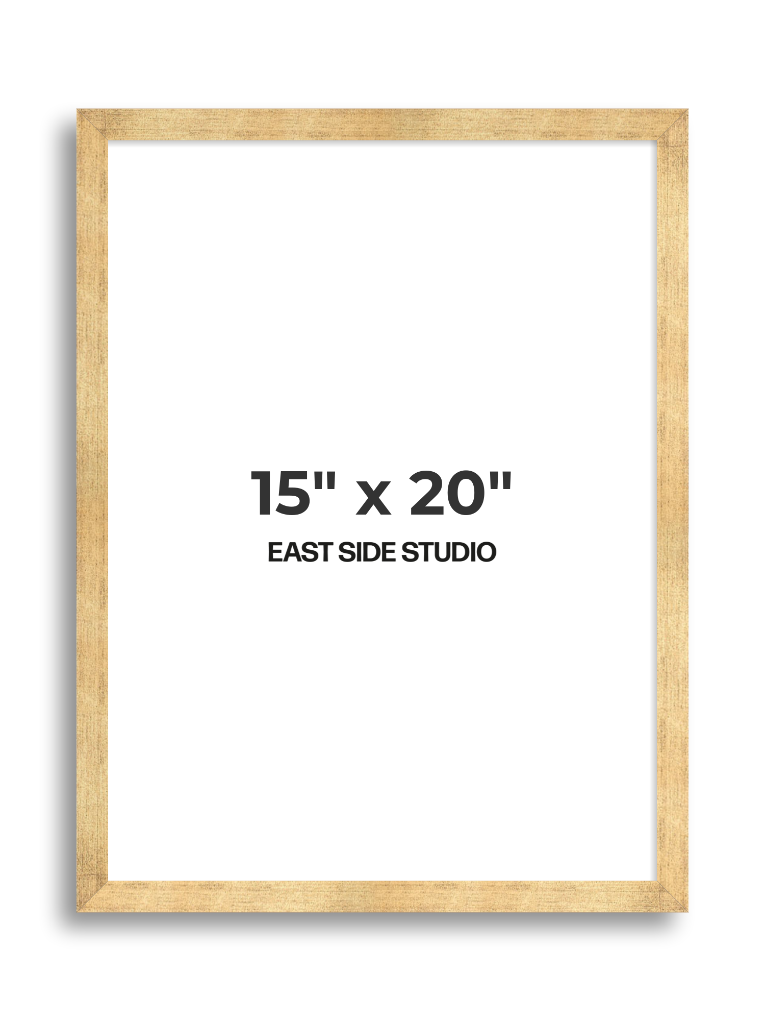 Antique Gold 15" x 20" picture frame