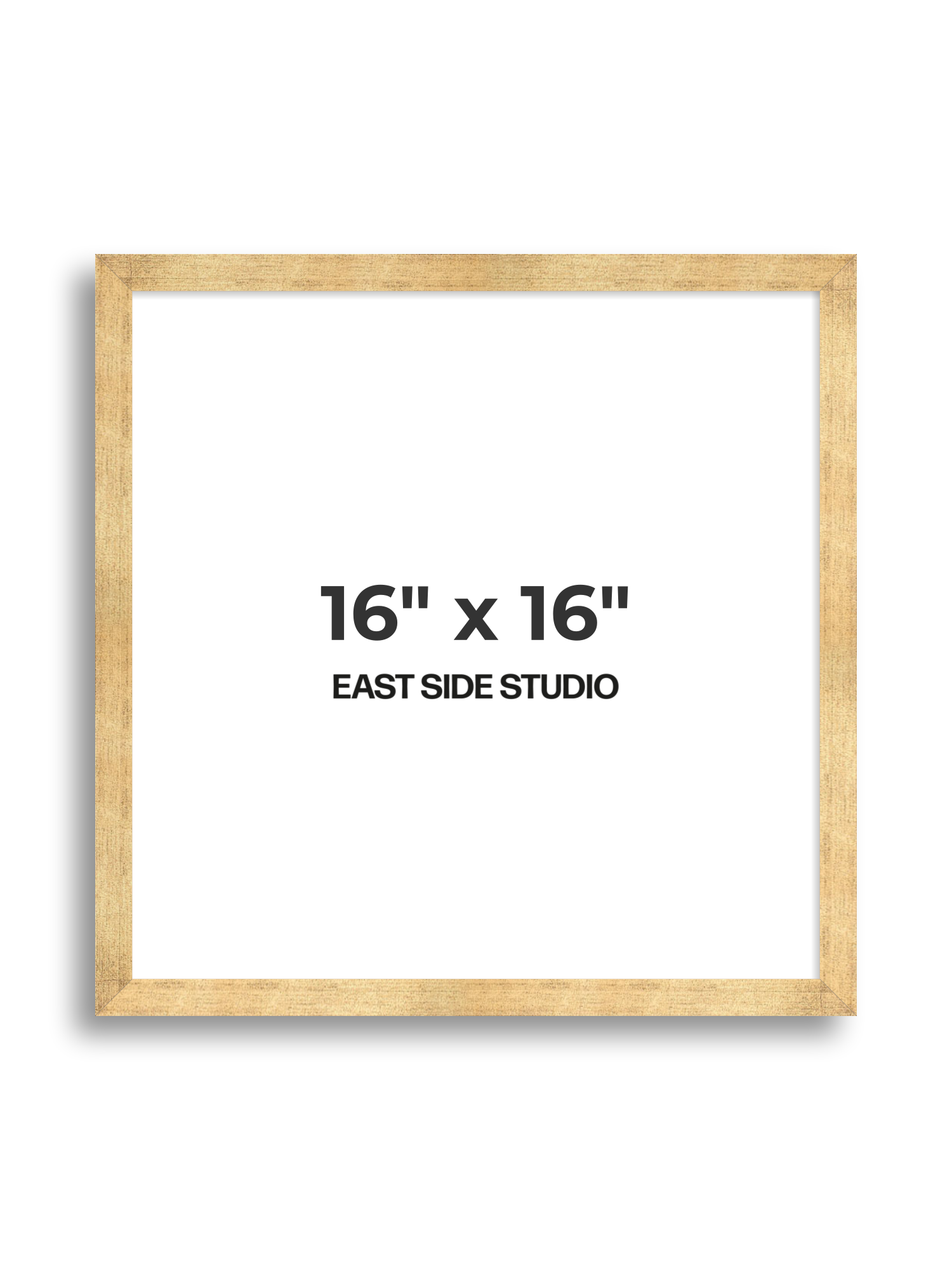 Antique Gold 16" x 16" picture frame