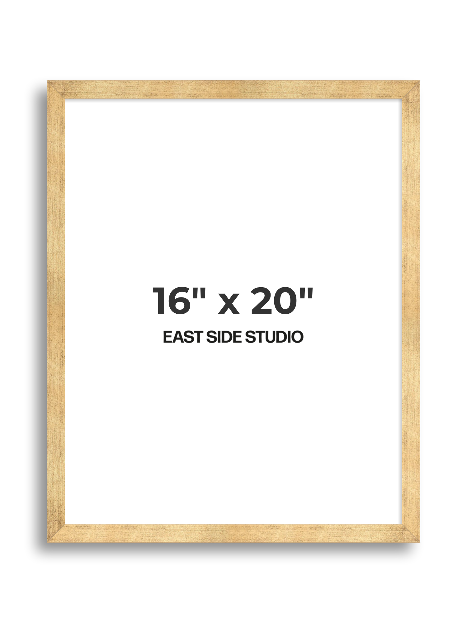 Antique Gold 16" x 20" picture frame