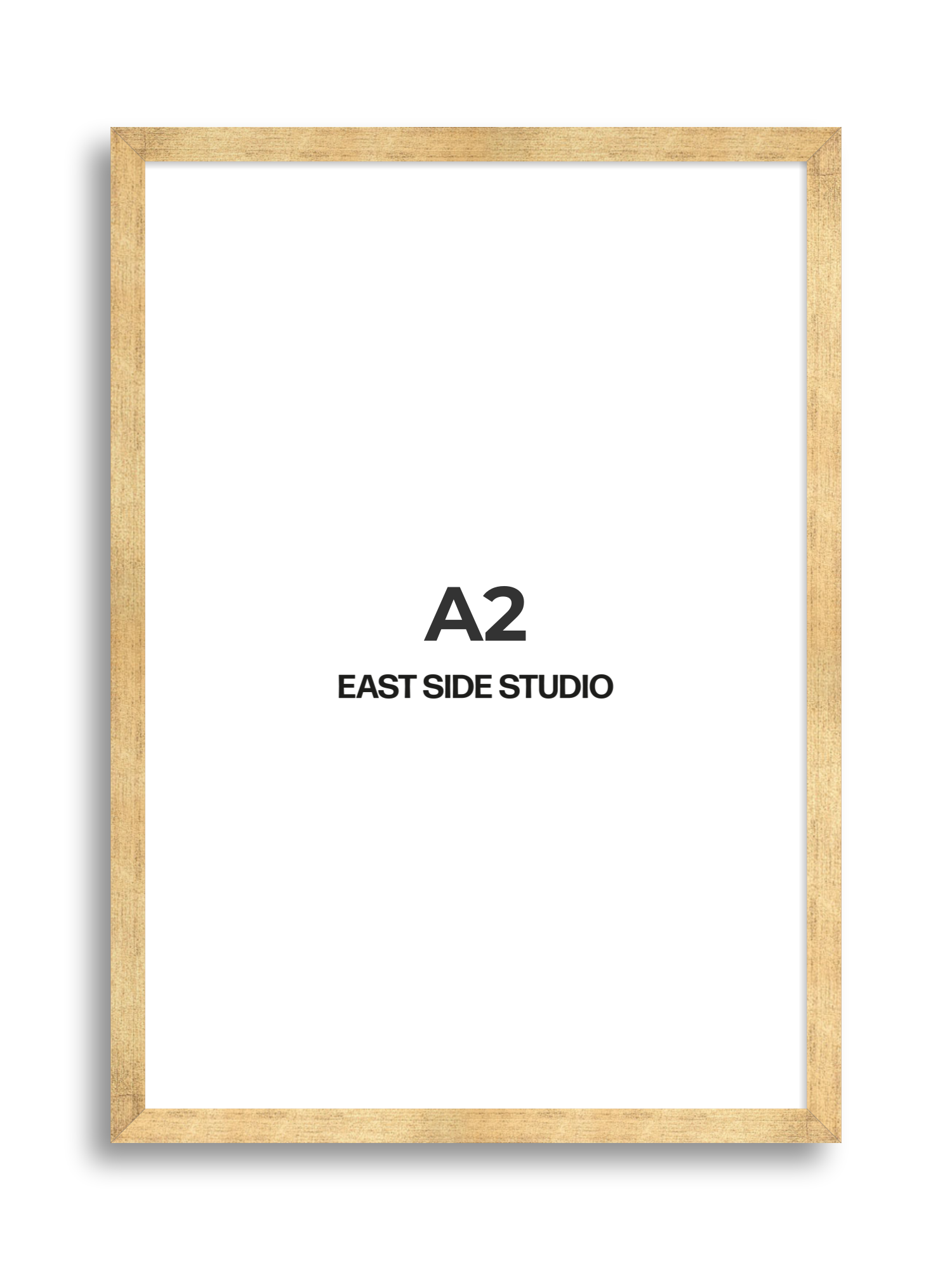 Antique Gold A2 picture frame