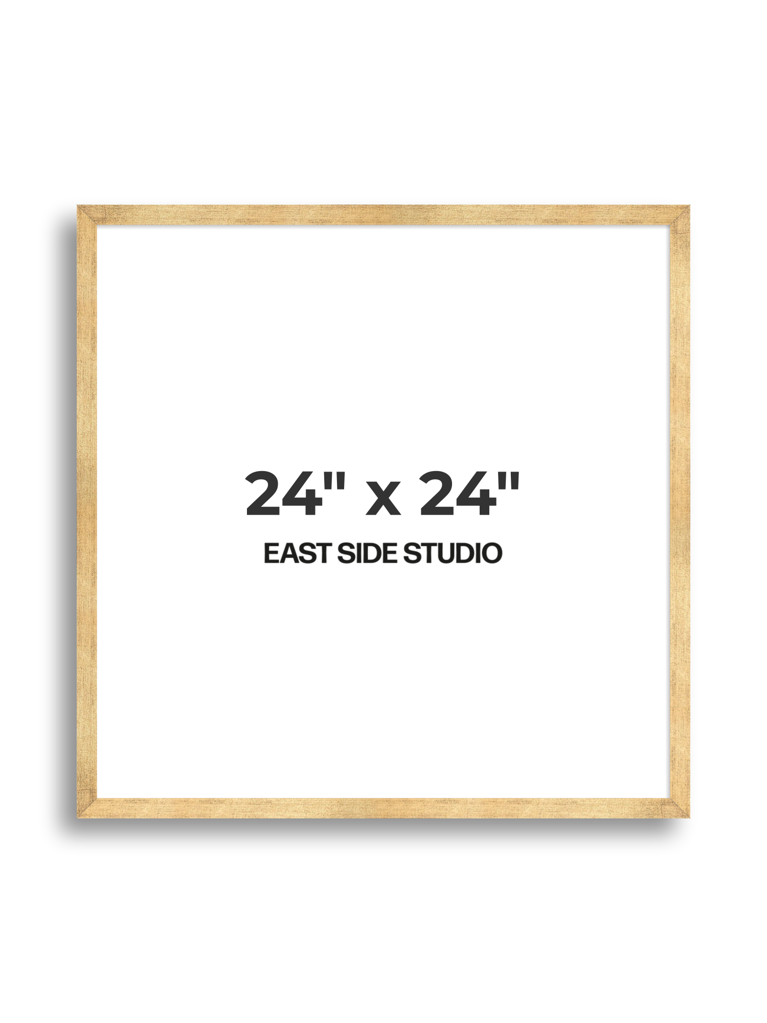 Antique Gold 24" x 24" picture frame