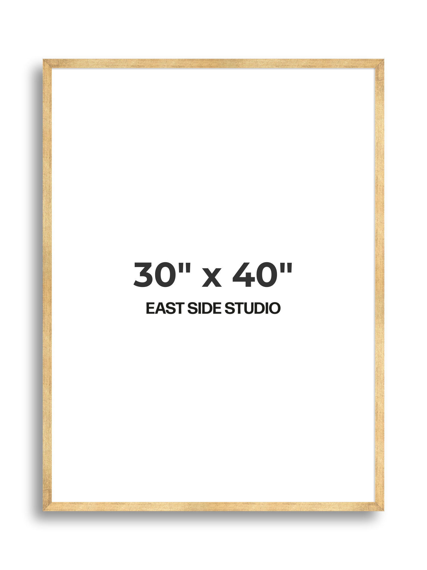 Antique Gold 30" x 40" picture frame