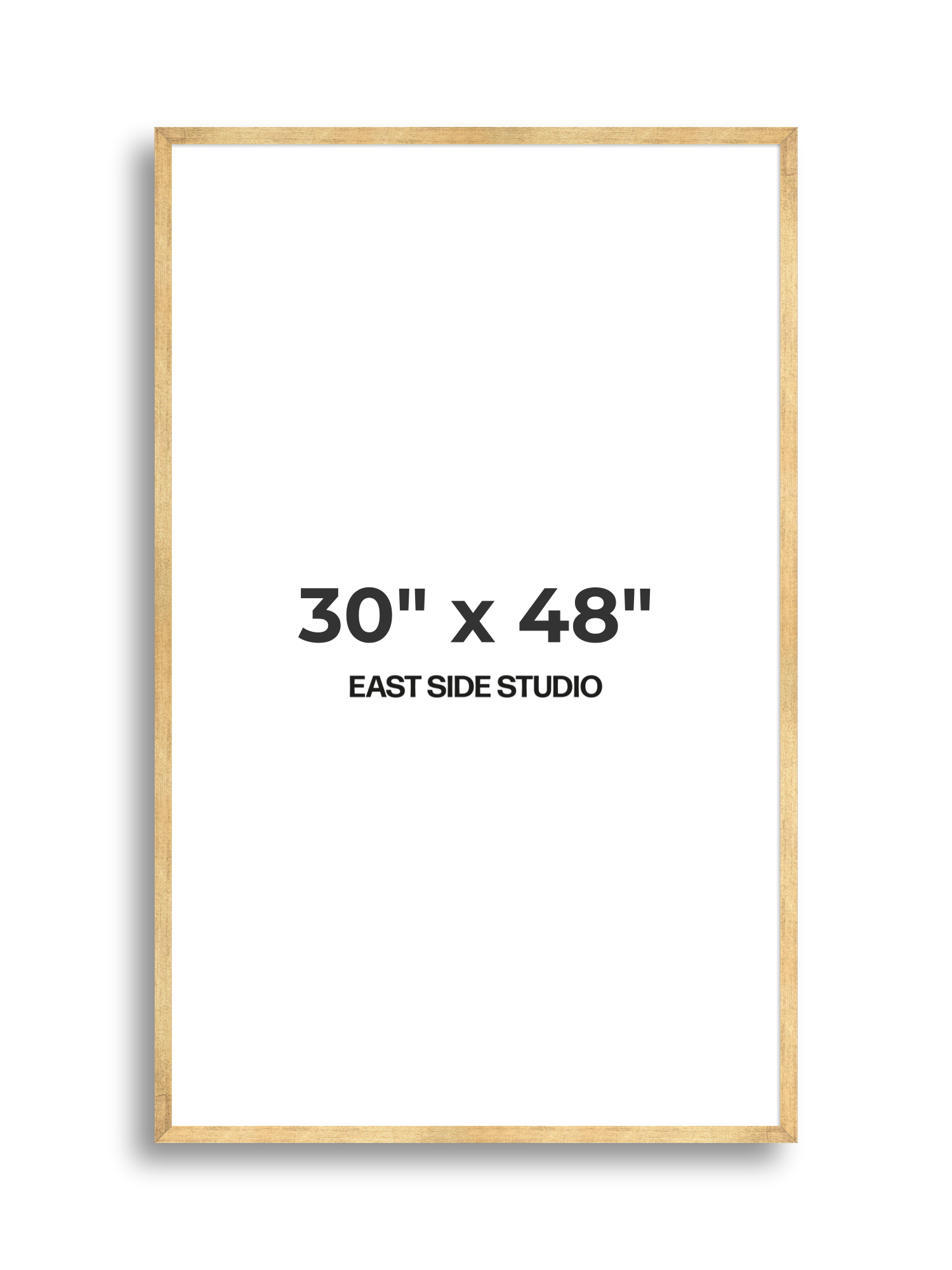 Antique Gold 30" x 48" picture frame