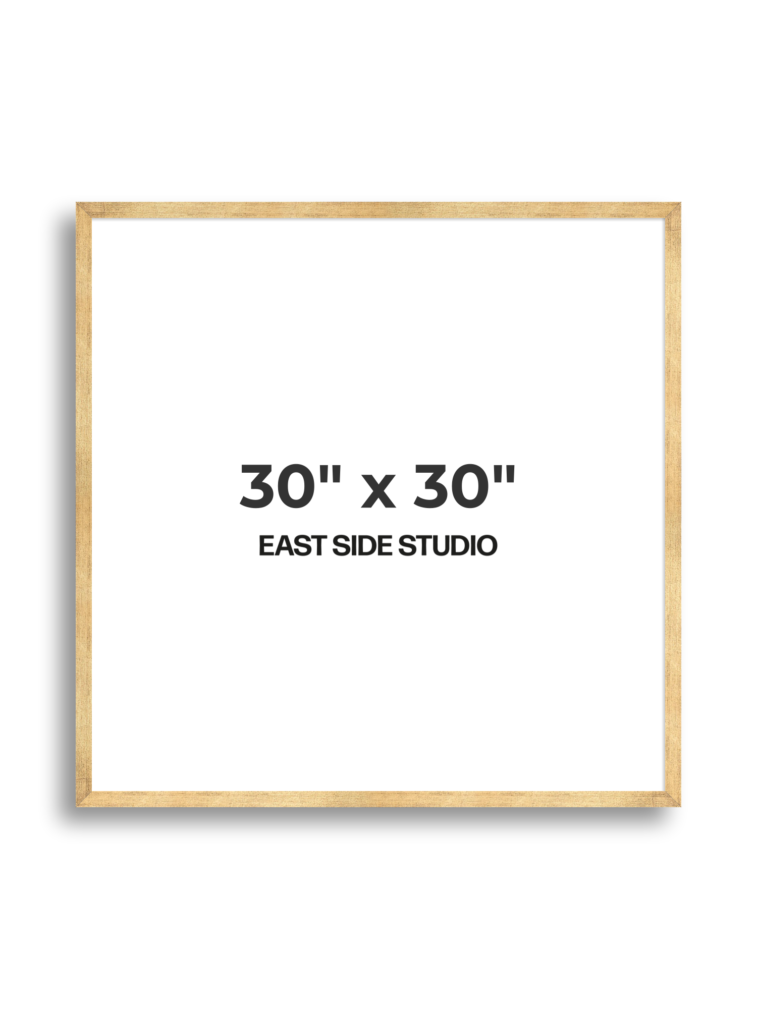 Antique Gold 30" x 30" picture frame