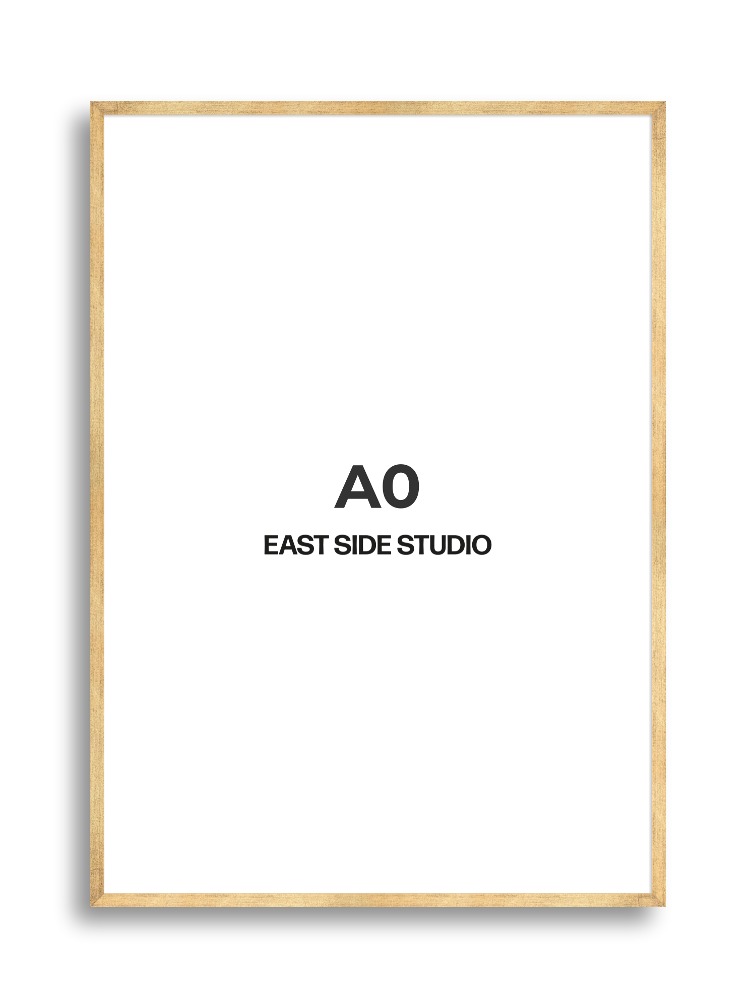 Antique Gold A0 picture frame