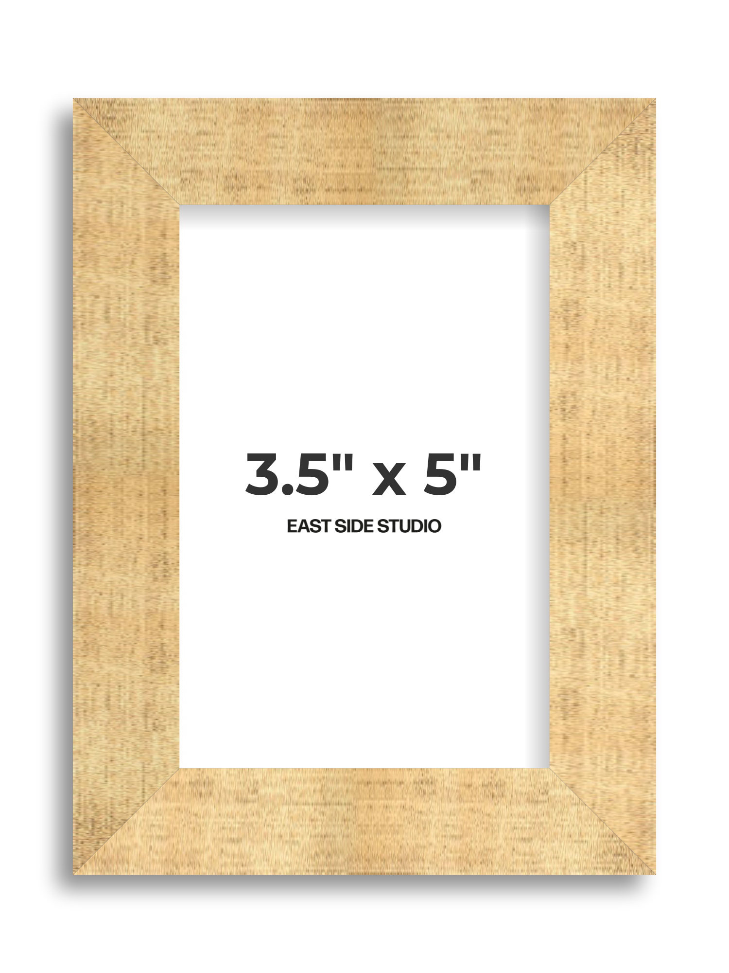 Antique Gold 3.5" x 5" picture frame