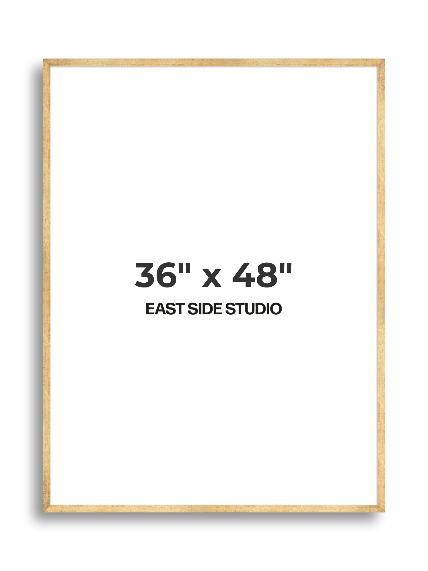 Antique Gold 36" x 48" picture frame