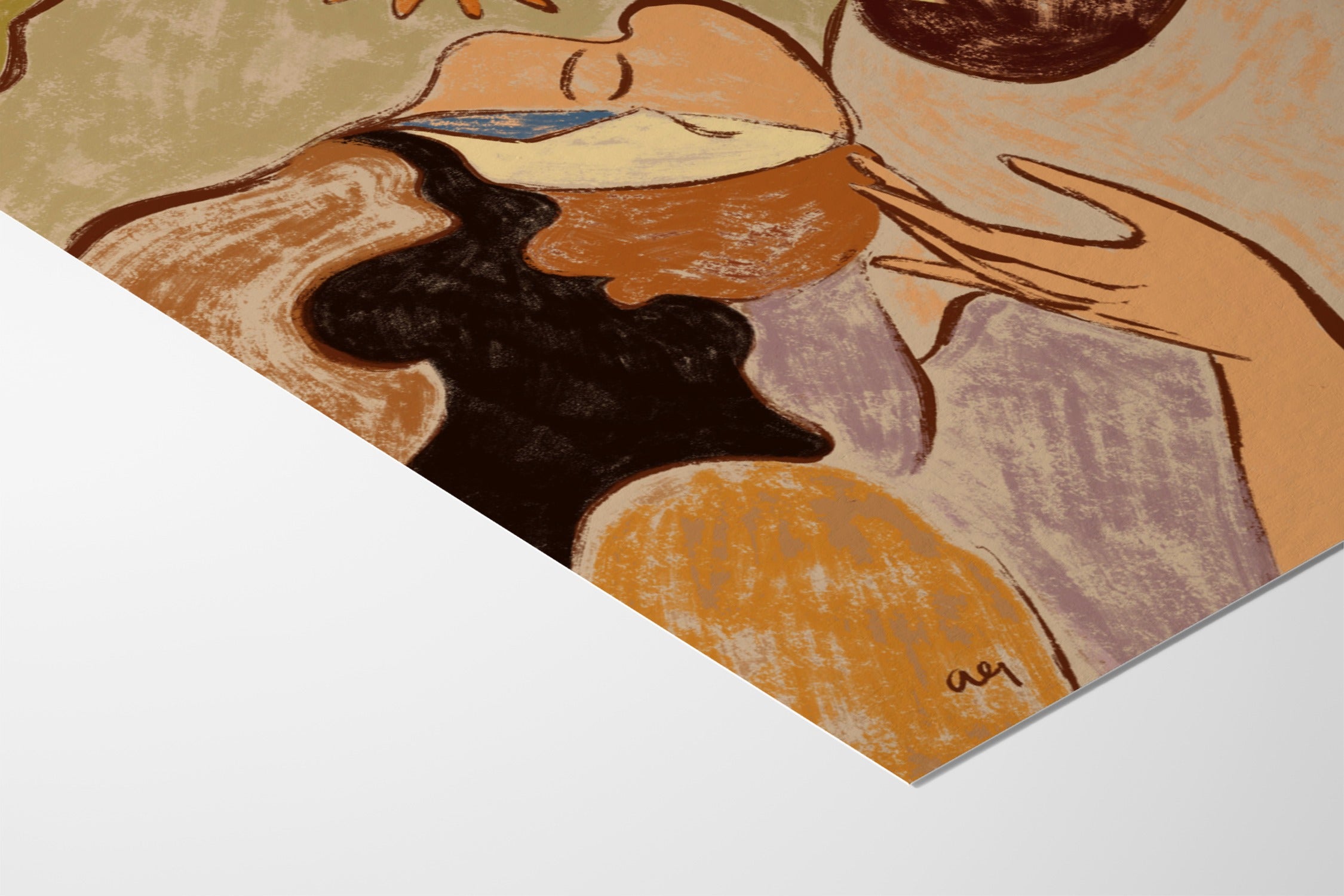 Meet Myself - Arty Guava - Fine Art Paper 200gsm |frame=Fine Art Paper 200gsm|