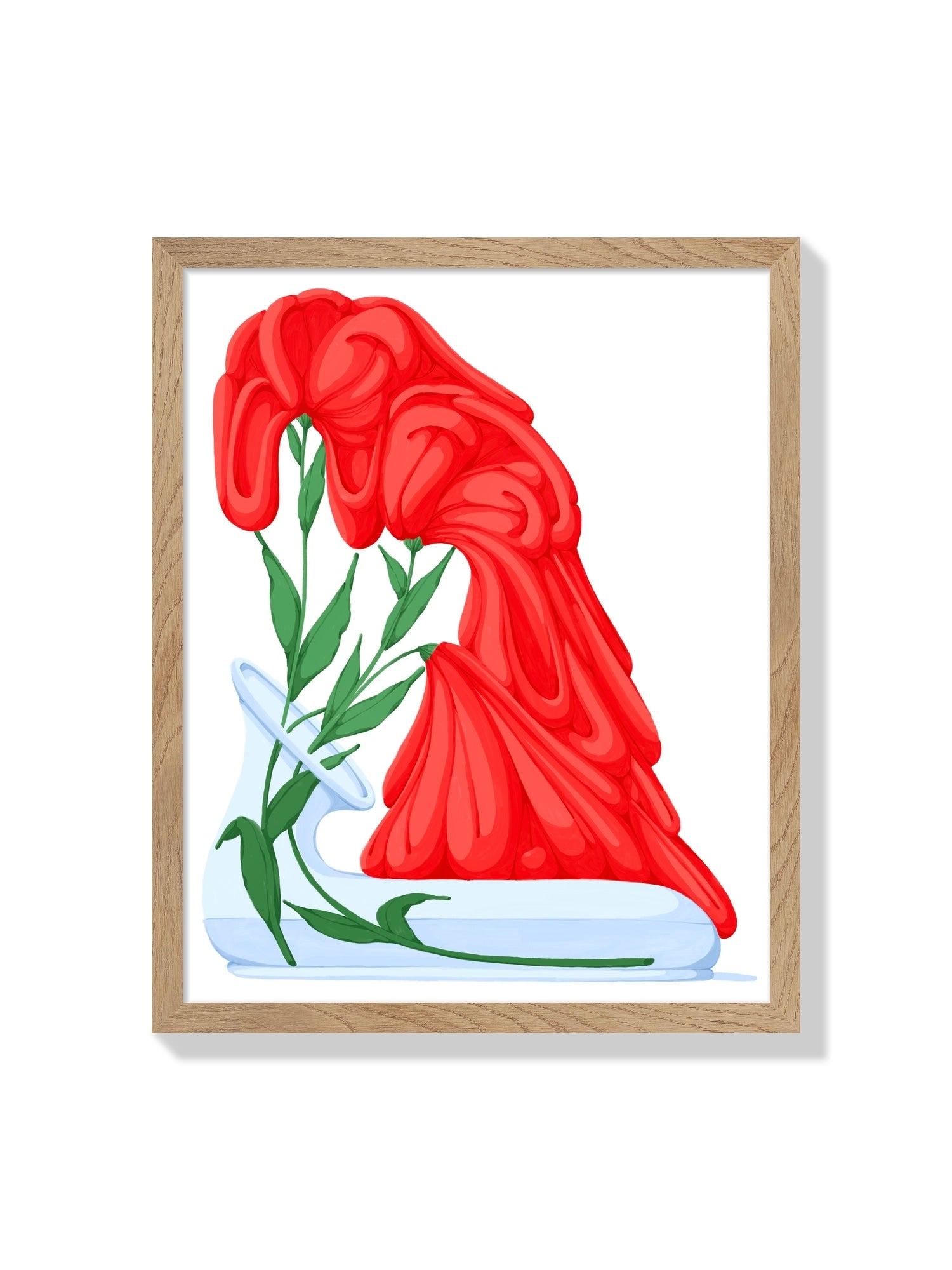 Melting Flower III - Flo Meissner - Natural Frame |frame=Natural Frame|