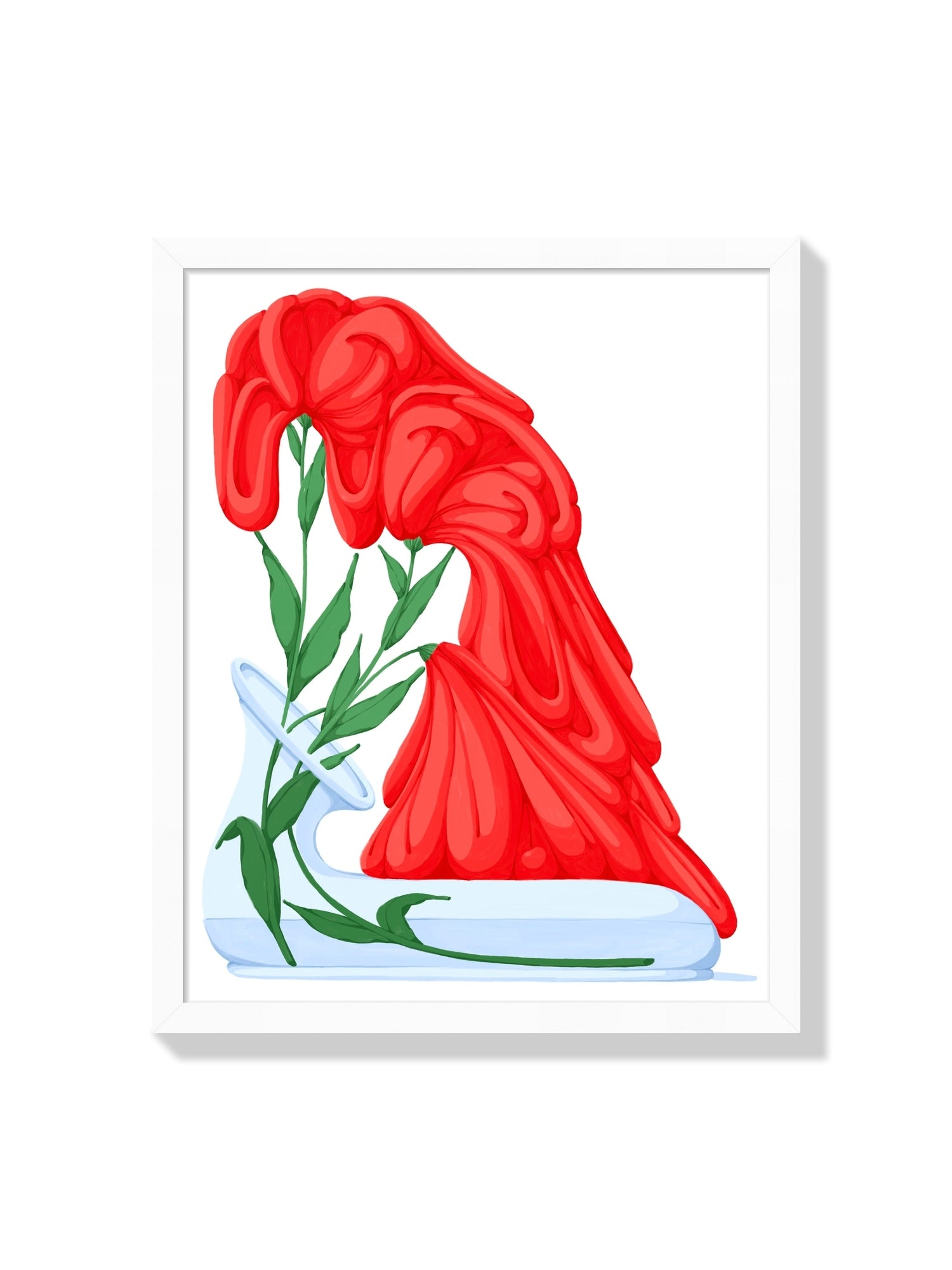 Melting Flower III - Flo Meissner - White Frame |frame=White Frame|