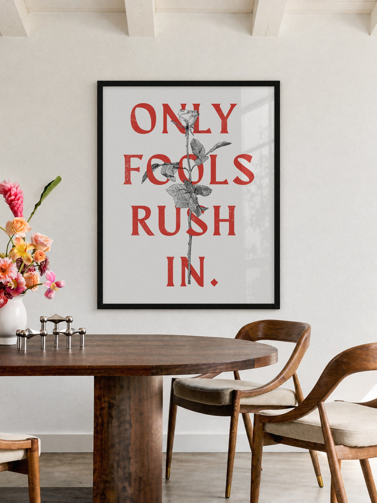 Only Fools Rush In - Rose Red - Diogo Lopes - 4:5_Black_120926 [Style = 4:5_Black_120926] |frame=4:5_Black_120926| |type=lifestyle|