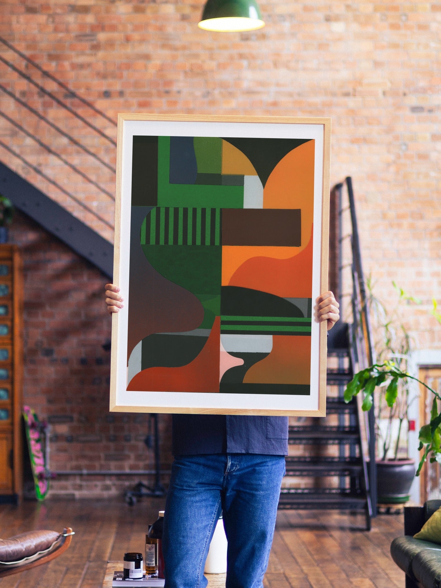 Pier - Rikki Hewitt - A1 - Natural Wood Frame |frame=A1 - Natural Wood Frame| |type=lifestyle|