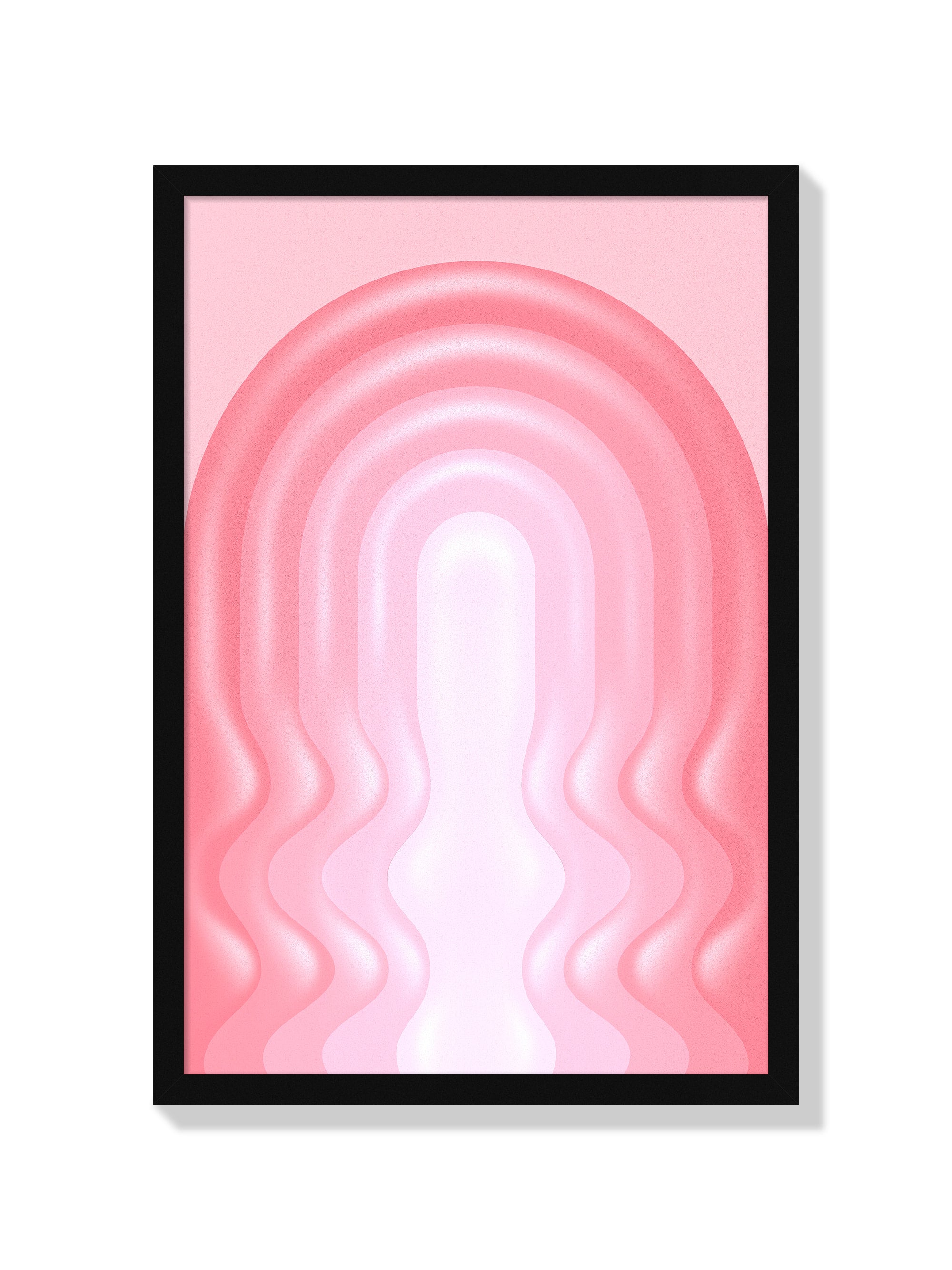 Pink Archway - Fergus Hannant - Black Frame [Style = Black Frame] |frame=Black Frame|