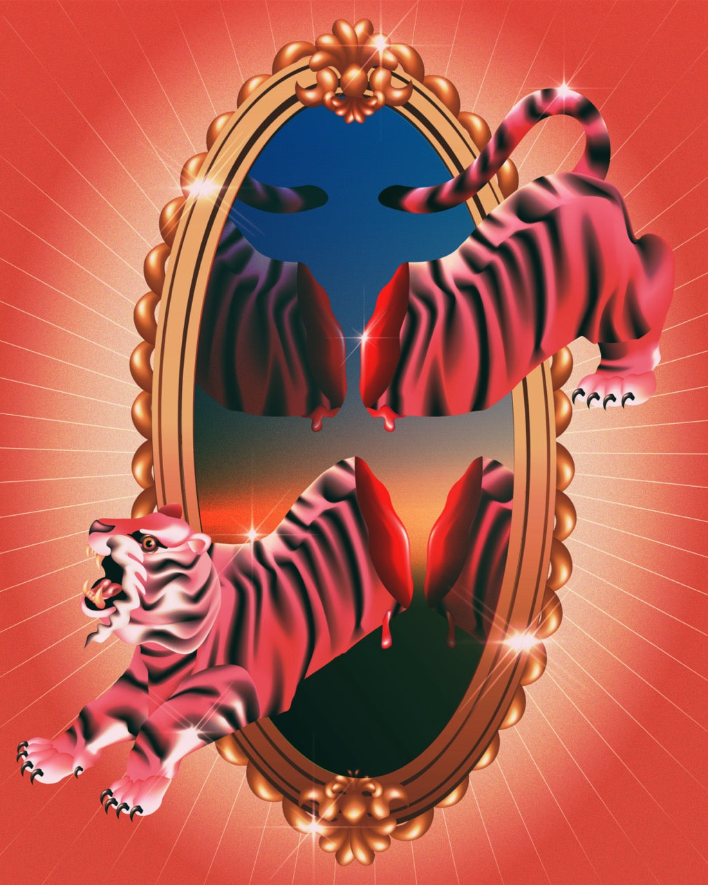 Pink Tiger's Plight - Paulina Almira