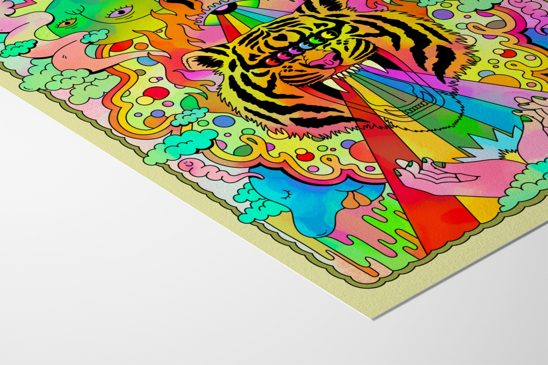 Rainbow Tiger Blood - James Carey - Hahnemuhle German Etching 310gsm |frame=Hahnemuhle German Etching 310gsm|