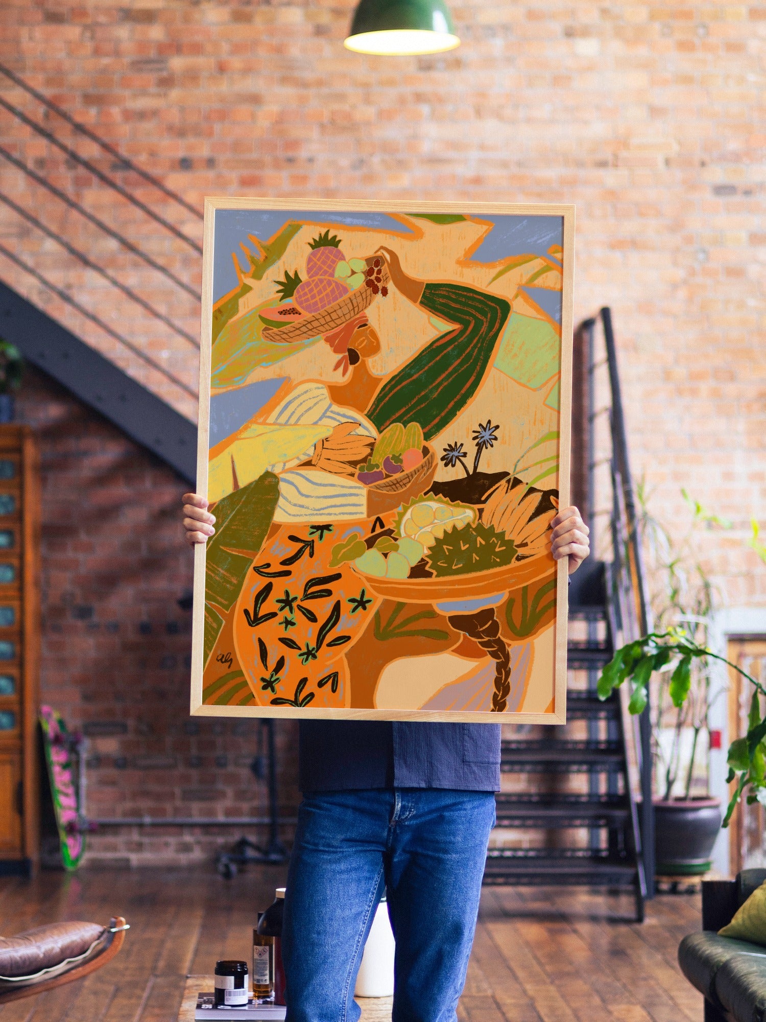 Season of Abundance - Arty Guava - A1 - Natural Wood Frame |frame=A1 - Natural Wood Frame| |type=lifestyle|