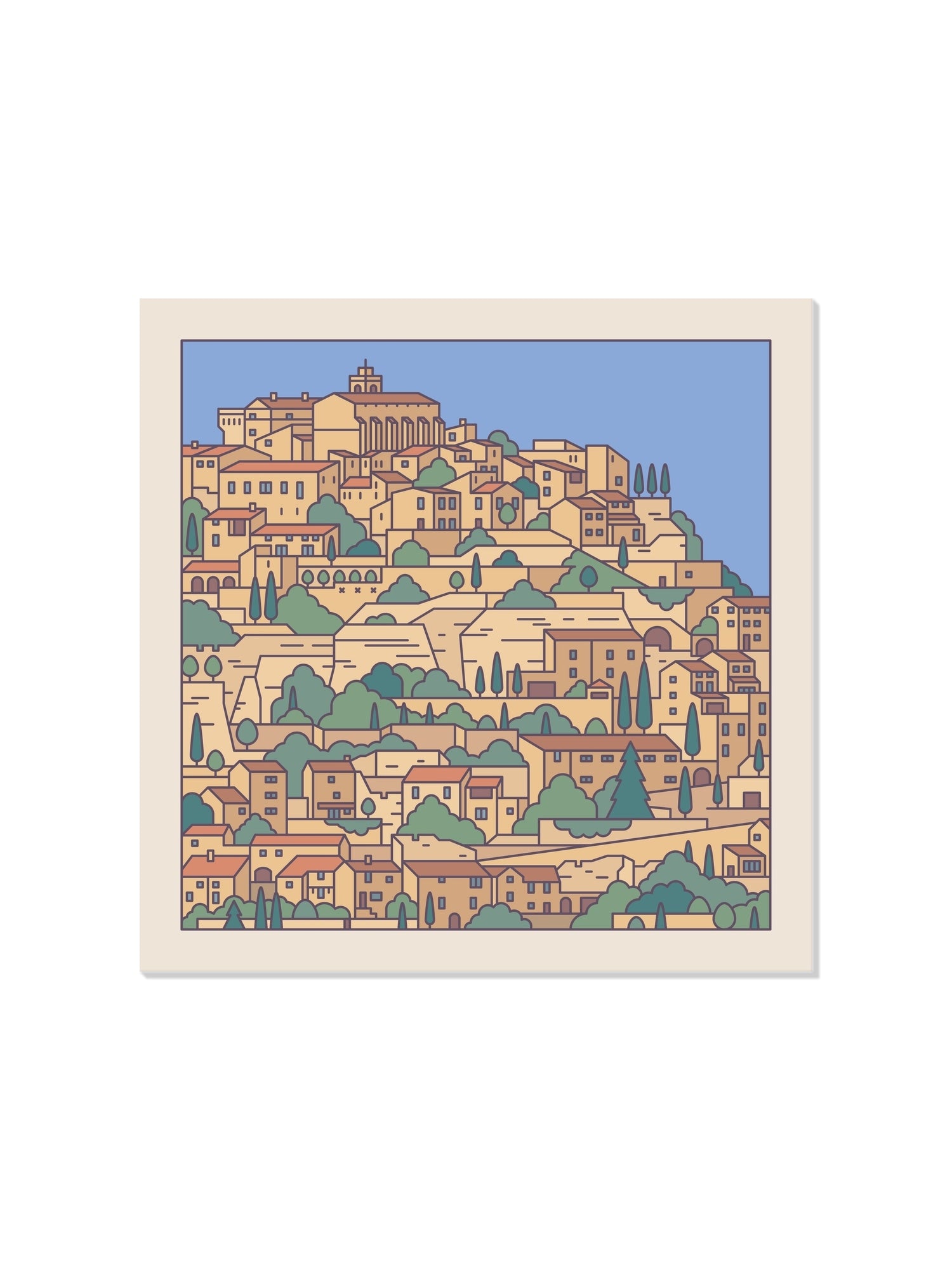 Settlements 12 – Gordes, France - Rick Crane - Unframed |frame=Unframed|