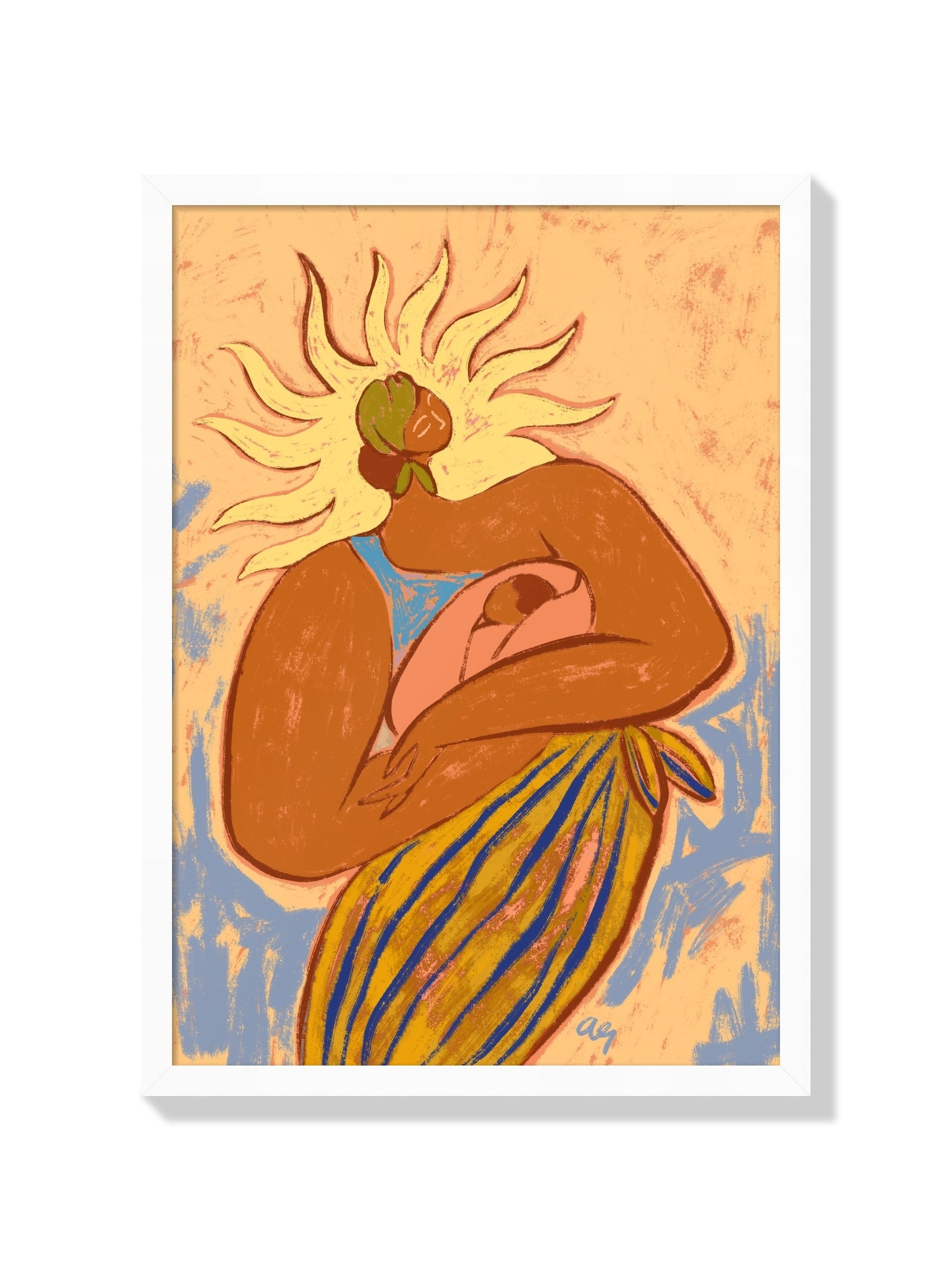 She Is The Sun - Arty Guava - White Frame |frame=White Frame|
