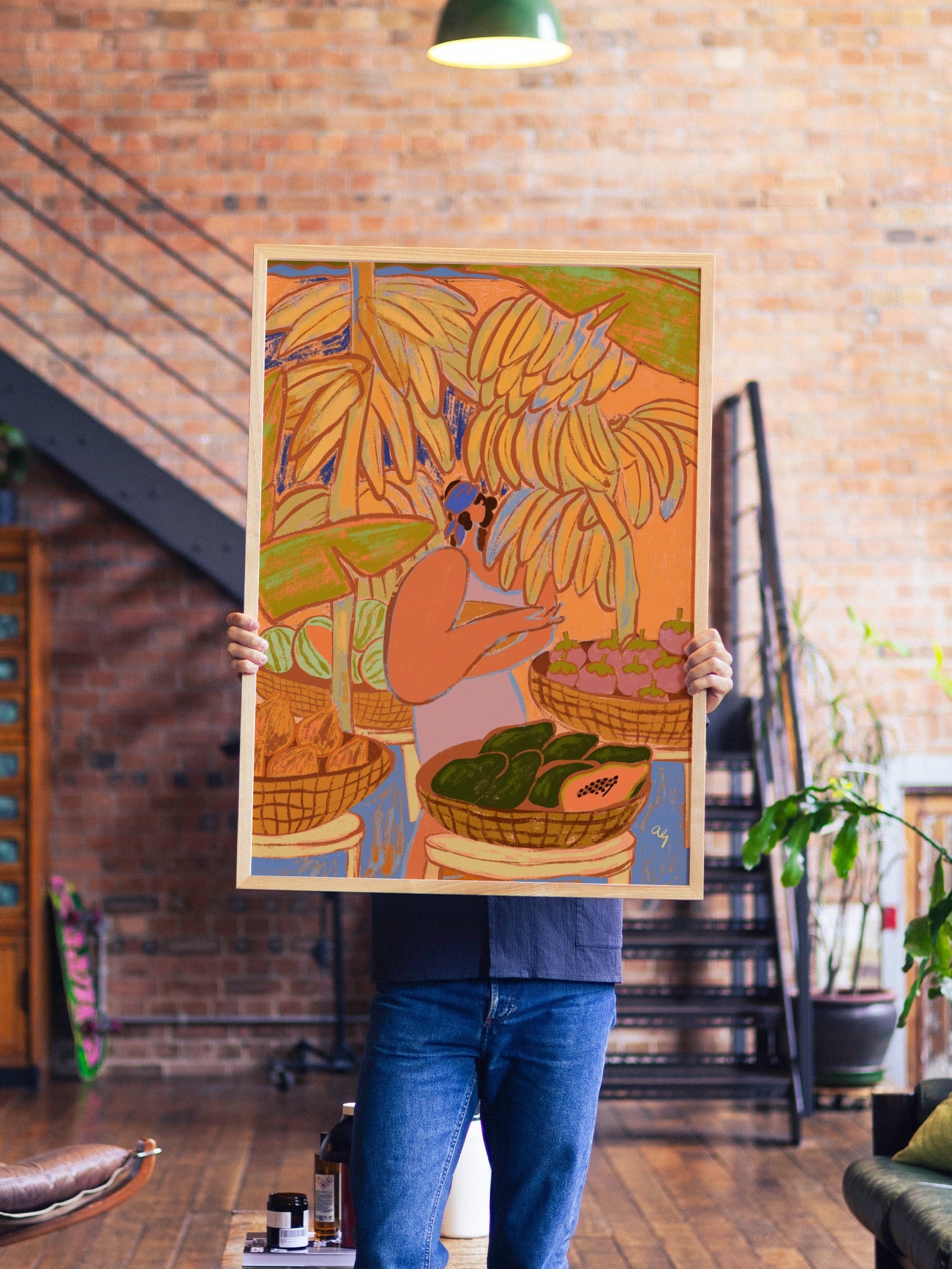 Sweetness Of Enough - Arty Guava - A1 - Natural Wood Frame |frame=A1 - Natural Wood Frame| |type=lifestyle|