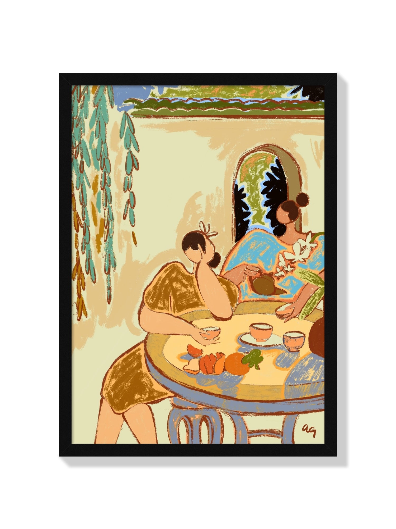 Tea Ceremony - Arty Guava - Black Frame |frame=Black Frame|