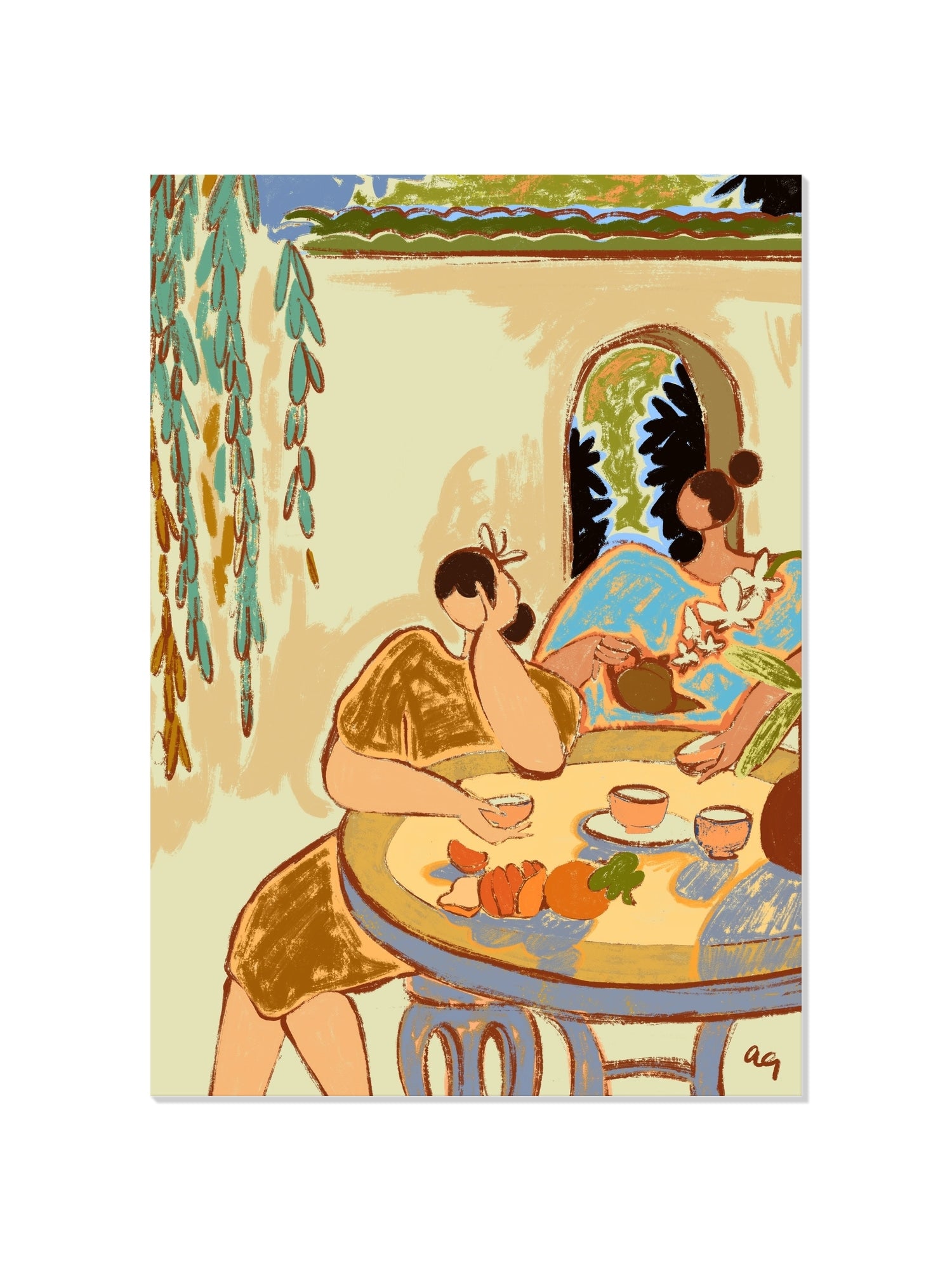 Tea Ceremony - Arty Guava - Unframed |frame=Unframed|