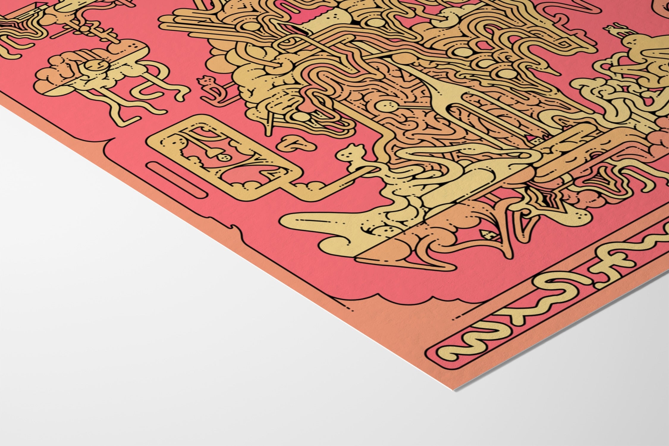 To Spaghettify a Sacred Deer - Ori Toor - Fine Art Paper 200gsm |frame=Fine Art Paper 200gsm|