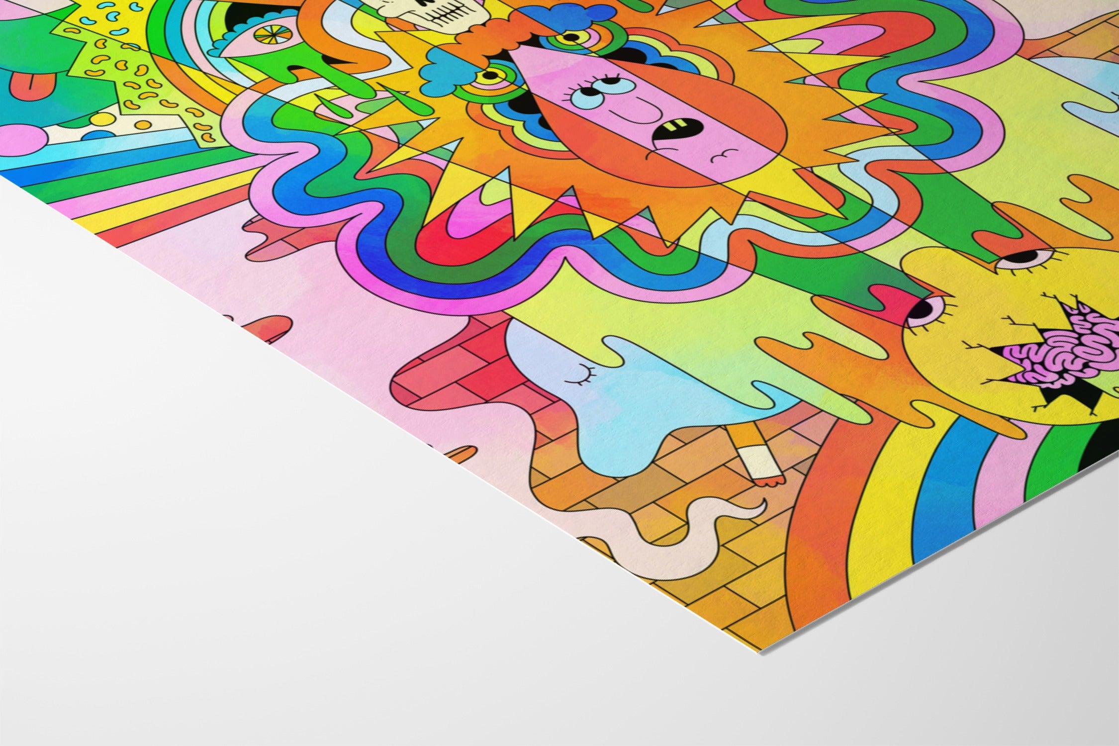 Psychedelic Art Print - Transcendovision by James Carey | East
