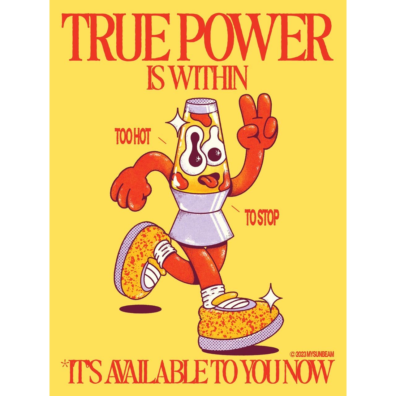 True Power Is Within - Yellow - My Sunbeam