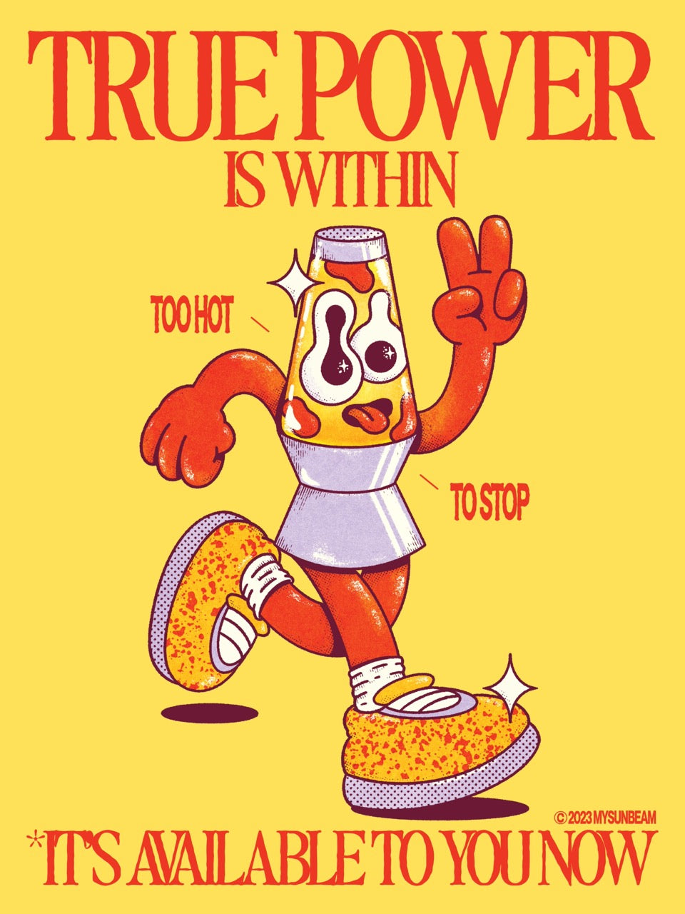 True Power Is Within - Yellow - My Sunbeam