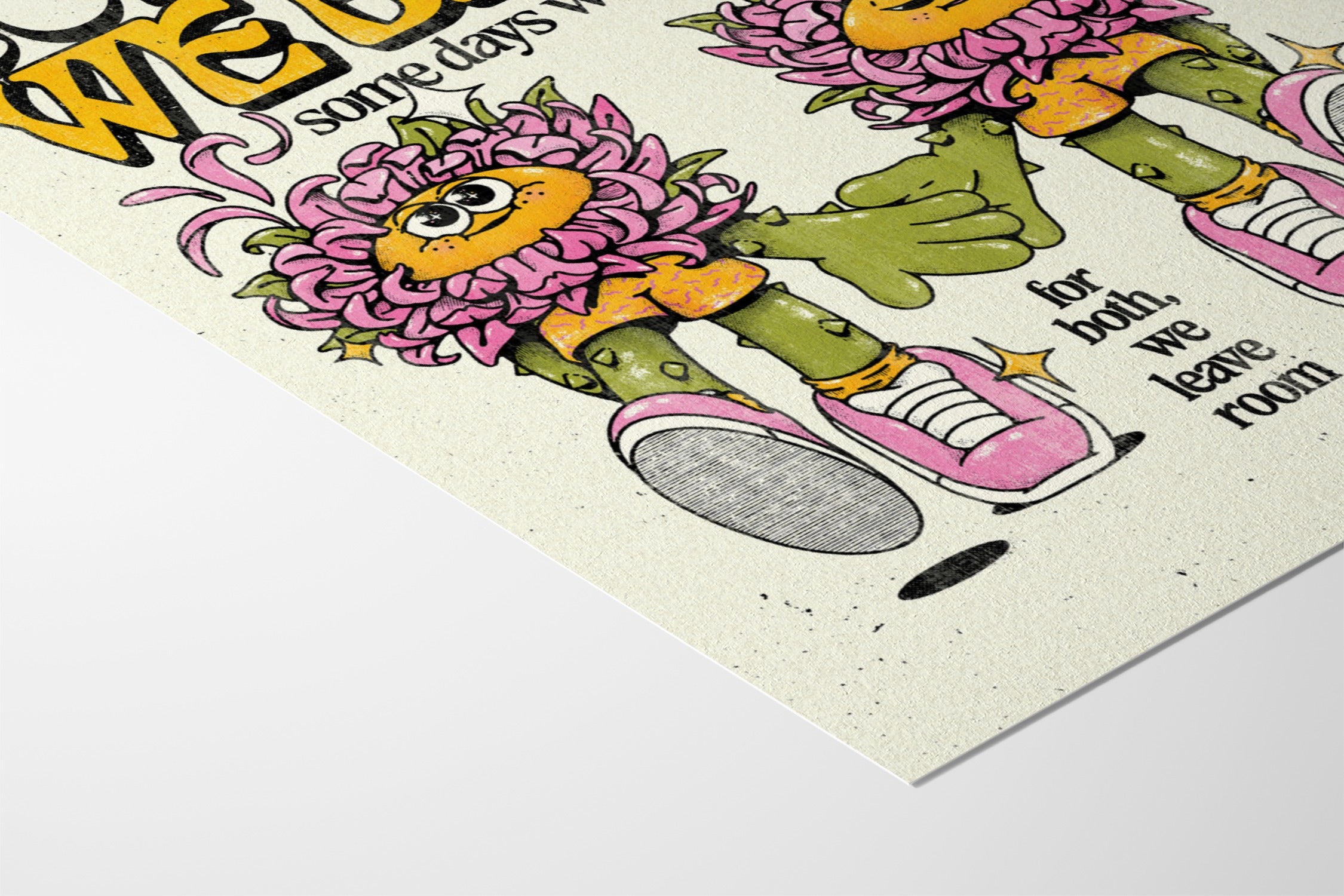 Playful Typography Art Print - We Bloom by My Sunbeam | East Side