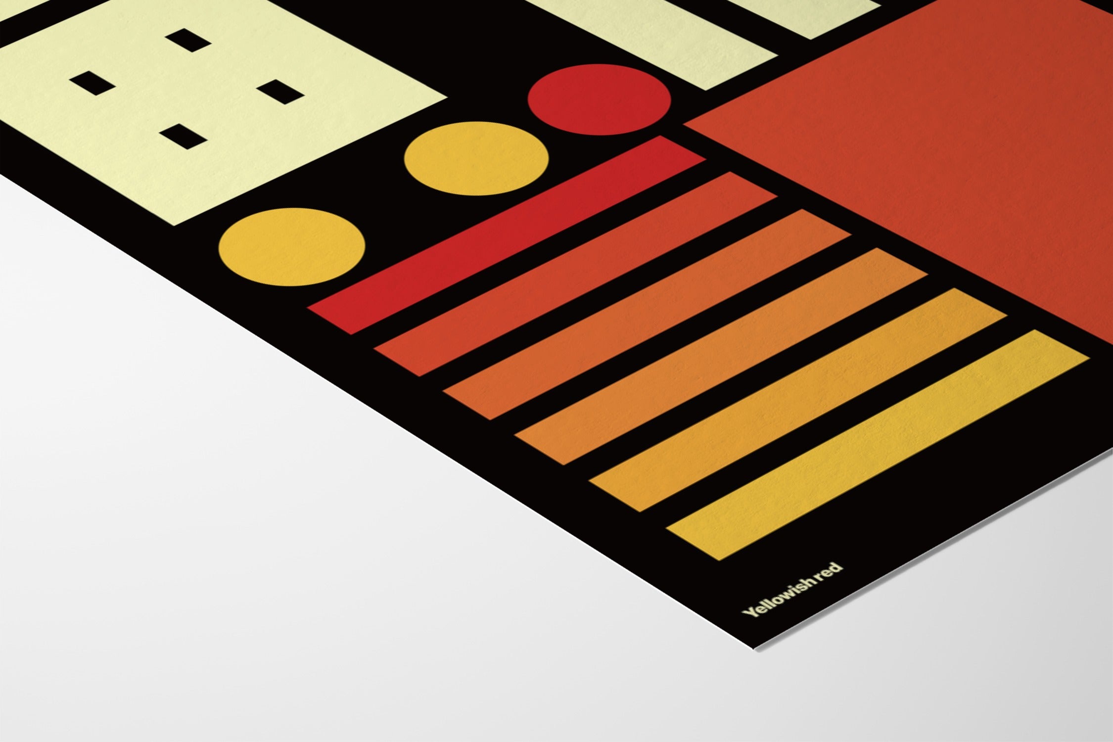 黄赤 (Yellowish Red) - Kenichi Minami - Fine Art Paper 200gsm |frame=Fine Art Paper 200gsm|