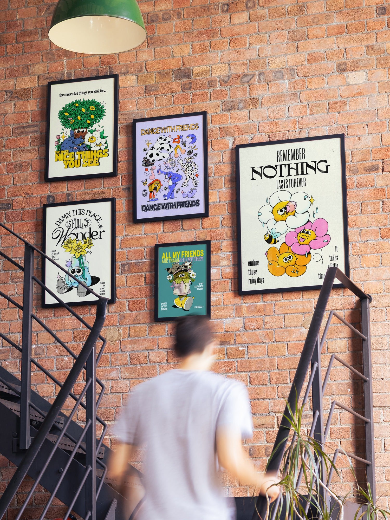 Dance With Friends - Purple - My Sunbeam — Gallery Wall Collection [Style = Lifestyle]
