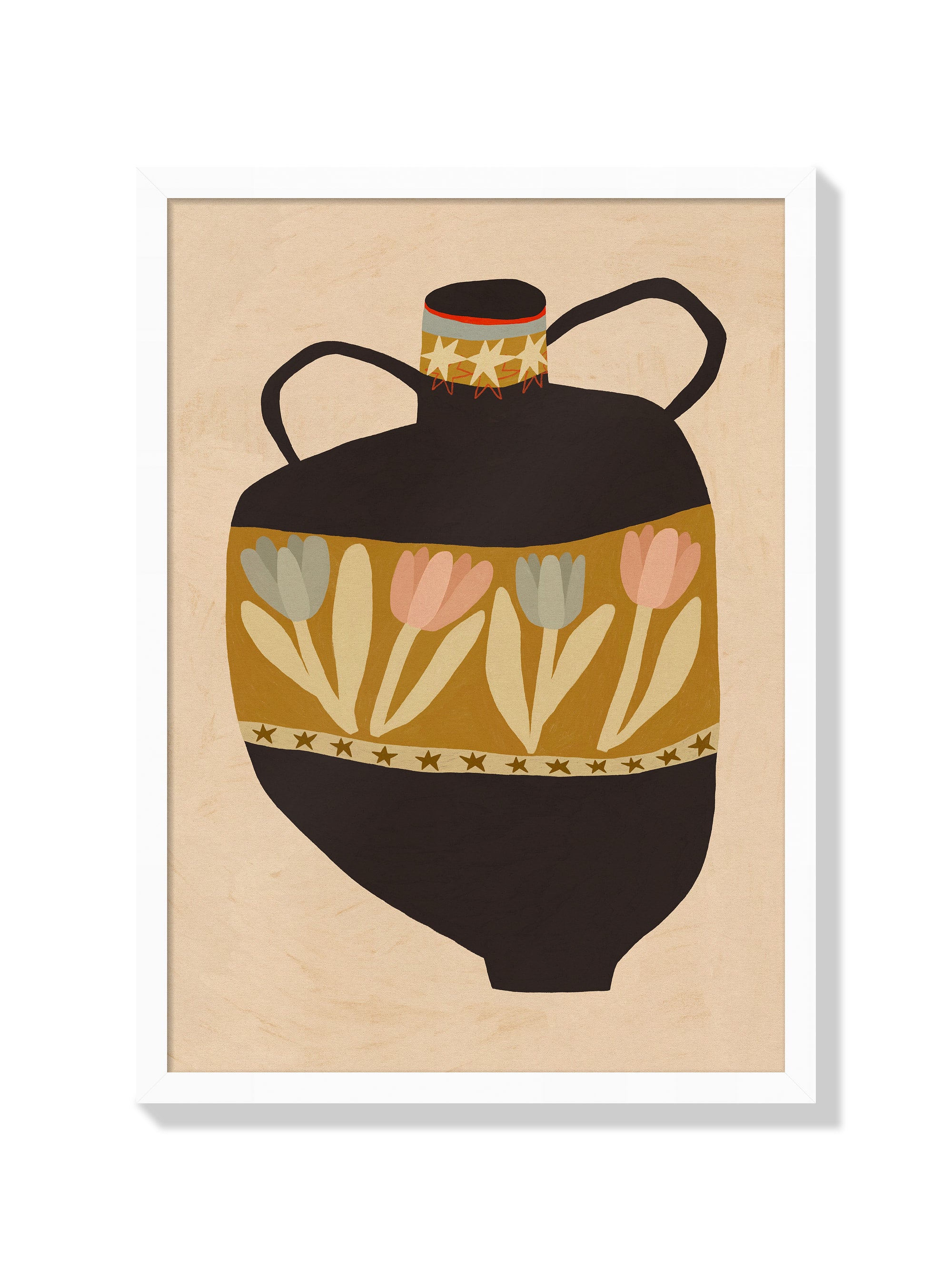 Black Vase - Sophie Deller - White Frame |frame=White Frame|