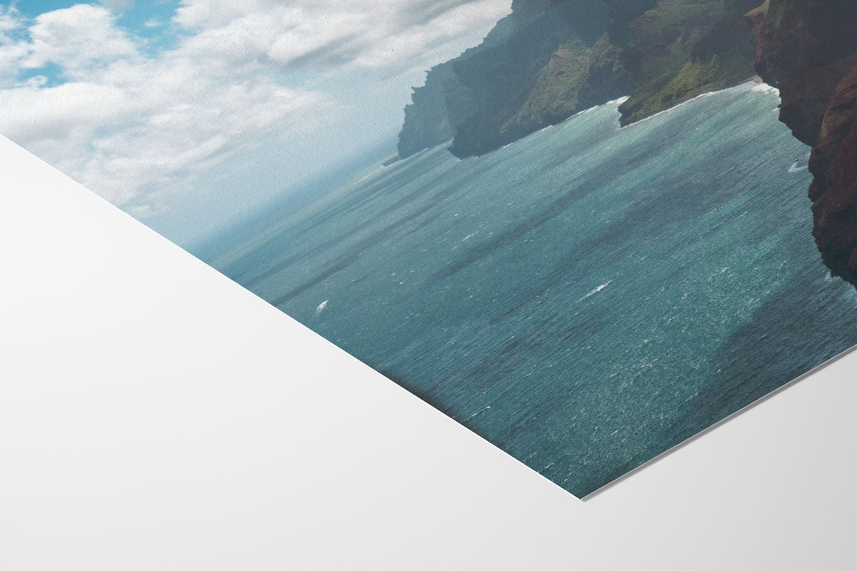 Kauai From The Sky - Christina Bedetta Willett - Hahnemuhle German Etching 310gsm |type=paper|