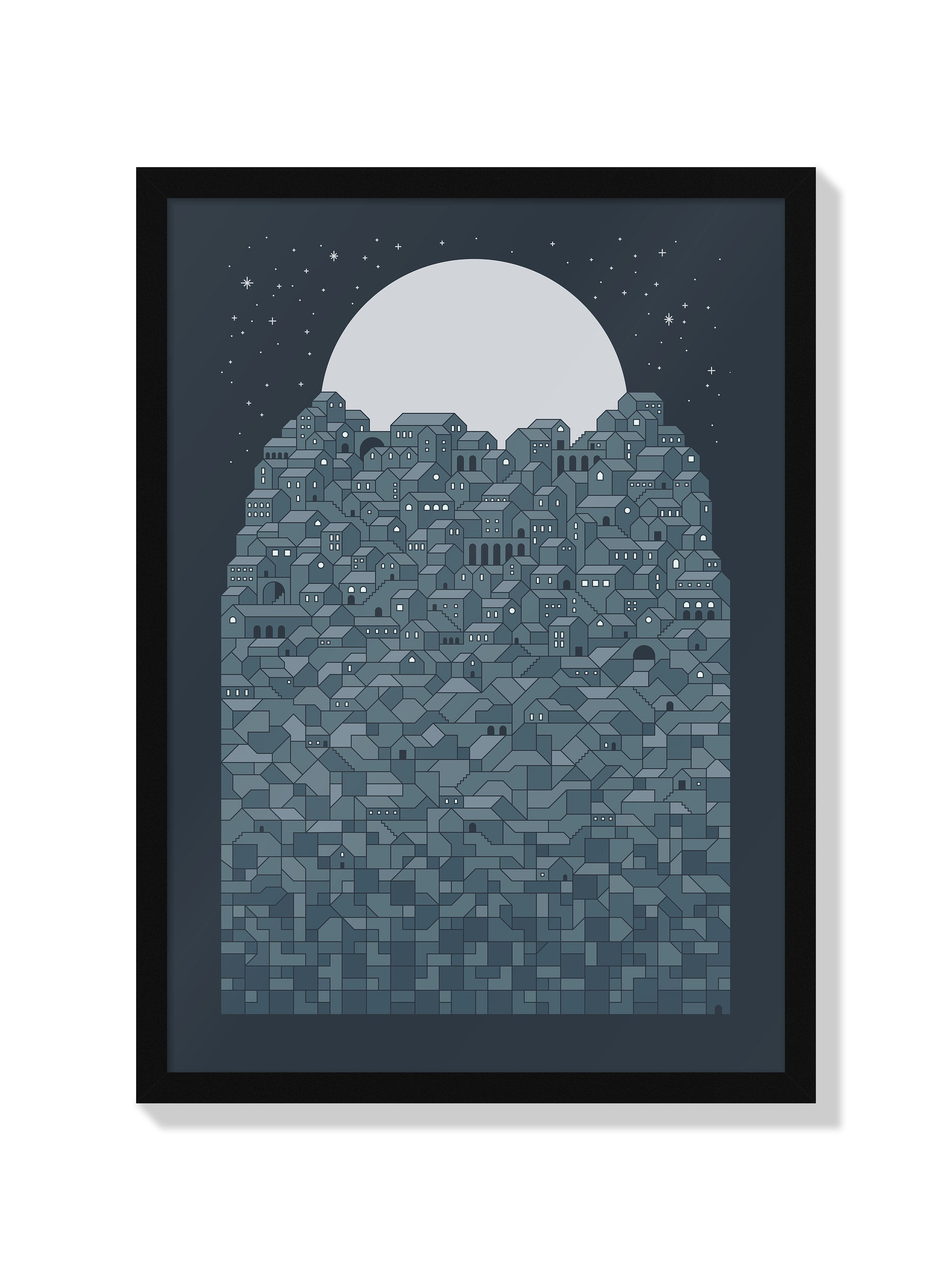 City Blocks - Rick Crane - Black Frame |frame=Black Frame|