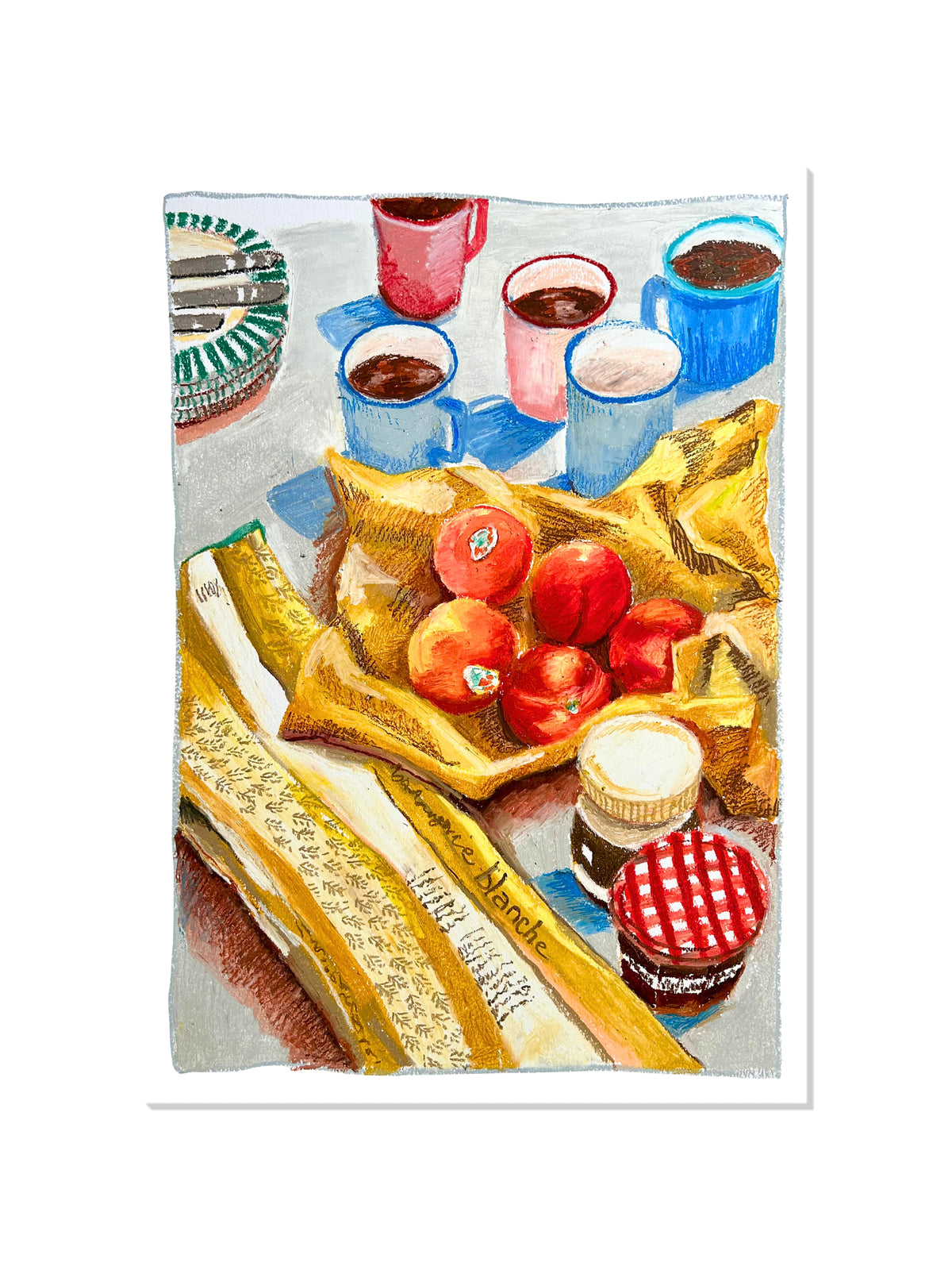 Breakfast Nectarines - Emma Louise - Unframed |frame=Unframed|